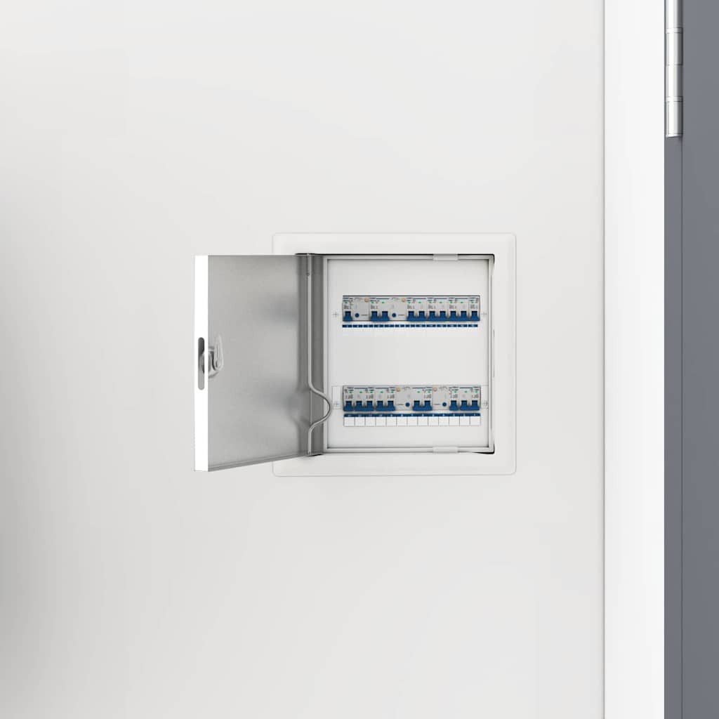 vidaXL Revisionsklappe, Zugangsklappe 2 pcs Weiß 63 x 33 x 3 cm Stahl