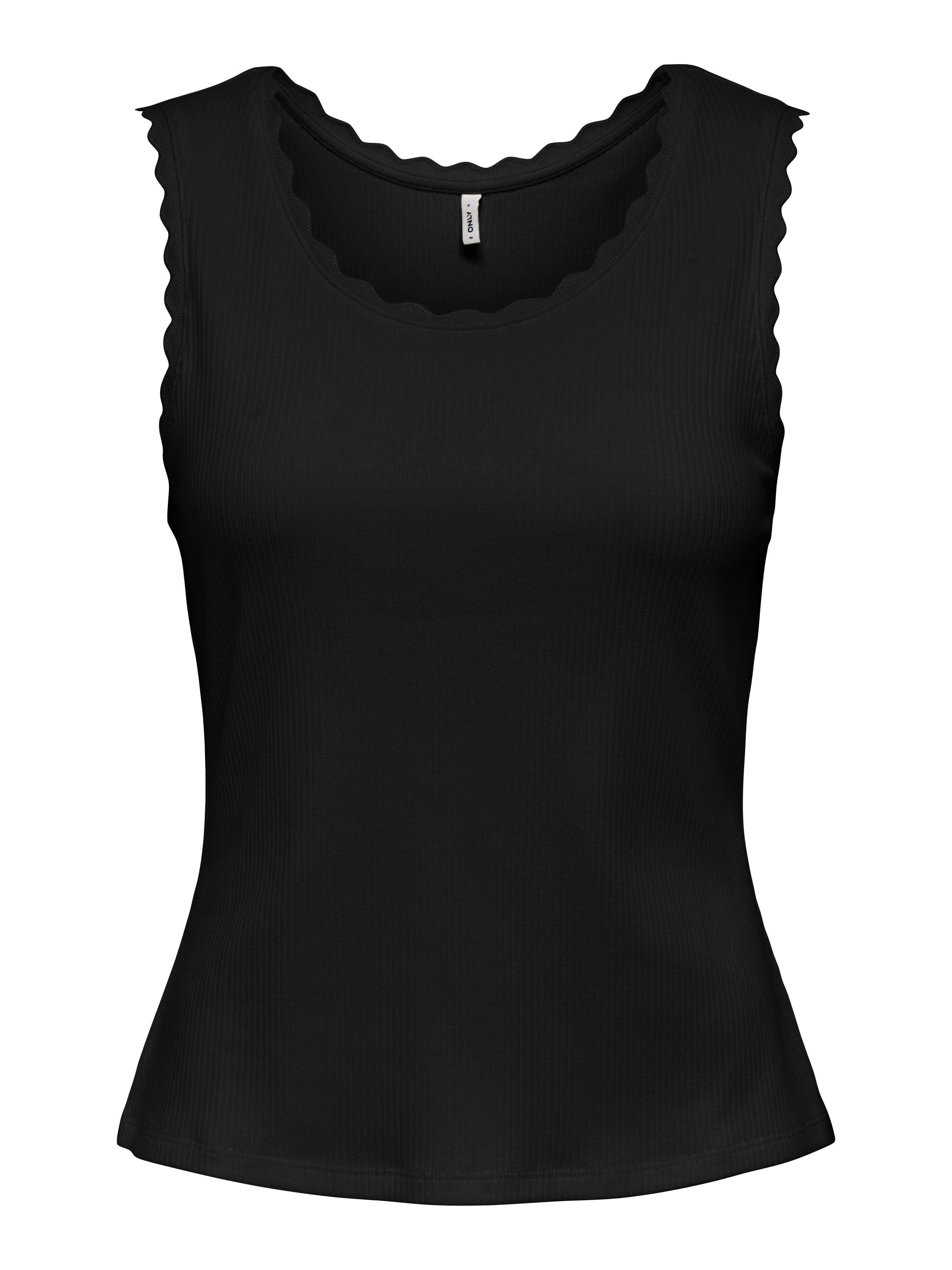 ONLY Tanktop ONLLUNI S/L TANK TOP CS JRS Baumwollmischung, regular fit, Rundhals