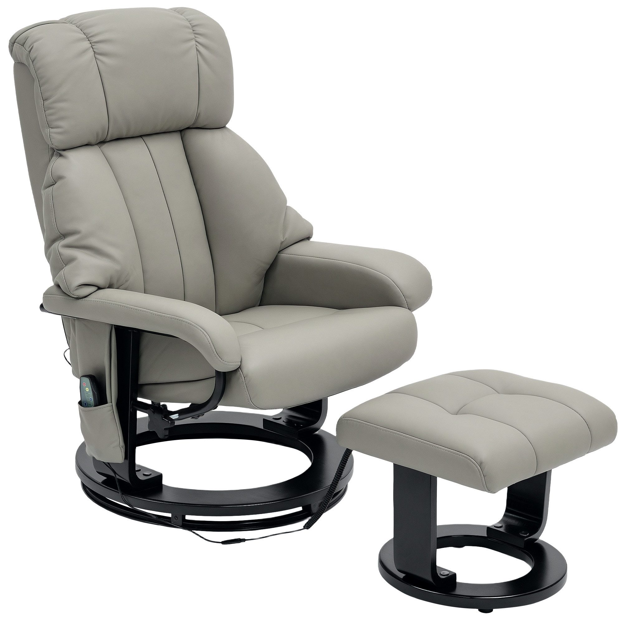 HOMCOM Massagesessel Relaxsessel mit Fußhocker (Fernsehsessel, günstig online kaufen