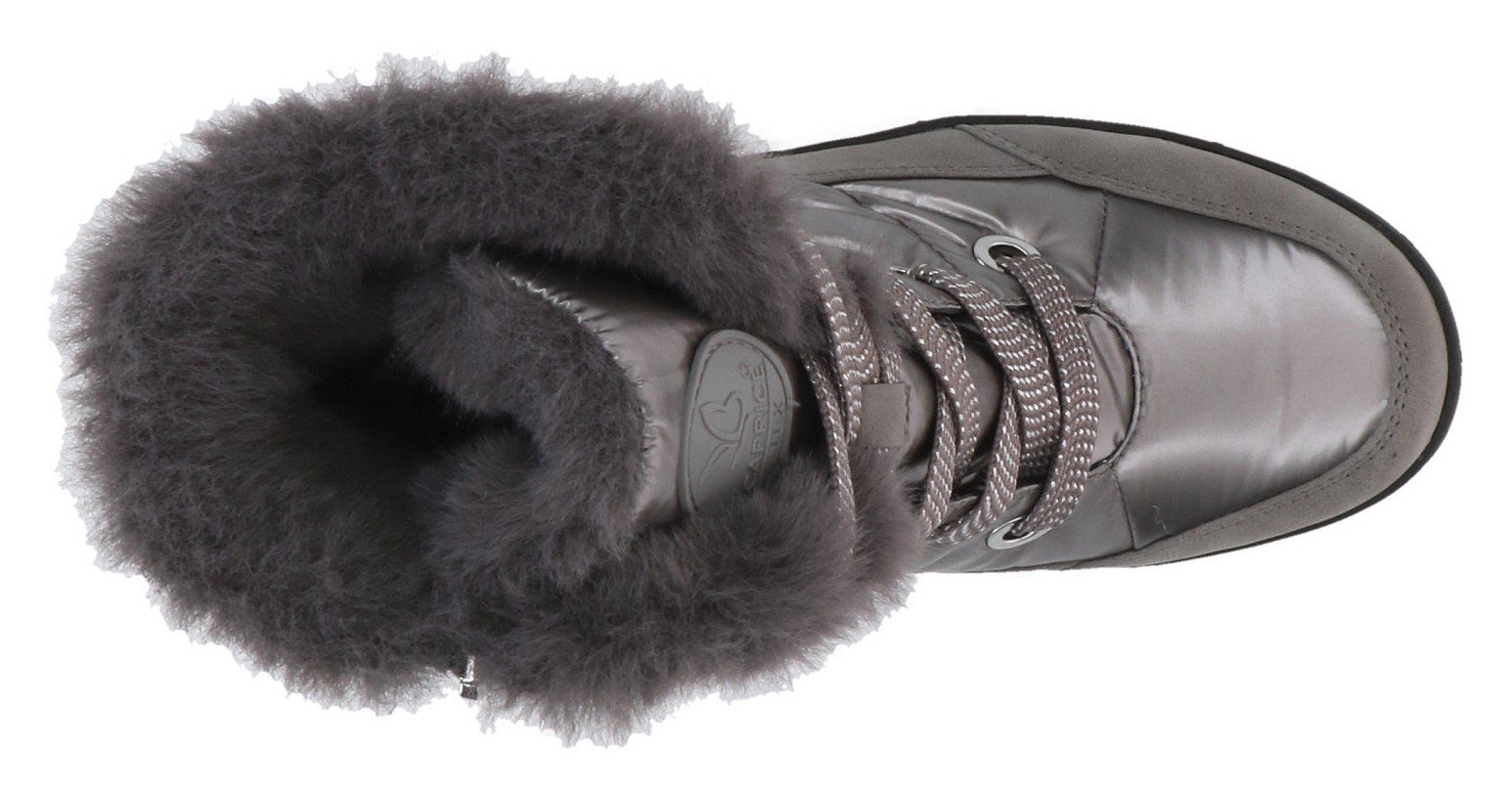 TEX-Membran wasserabweisender Winterboots Caprice mit taupe-metallic