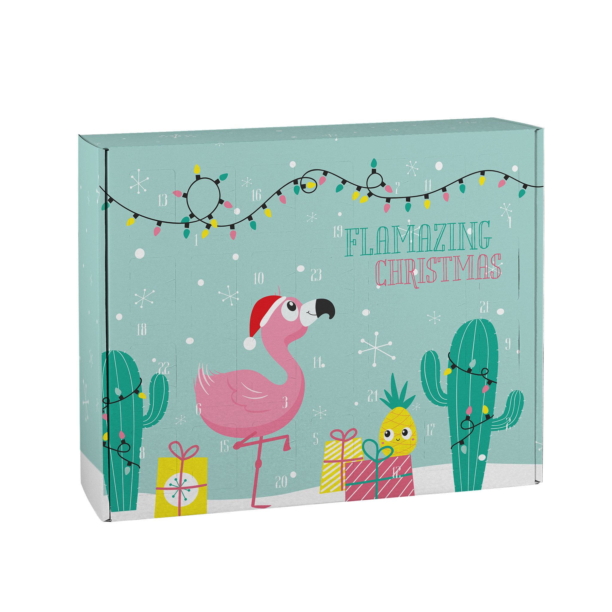 Herz & Heim befüllbarer Adventskalender mit festlichen Motiven zu Weihnachten - DIY Adventskalender, zum selbst Befüllen, aus stabiler Pappe