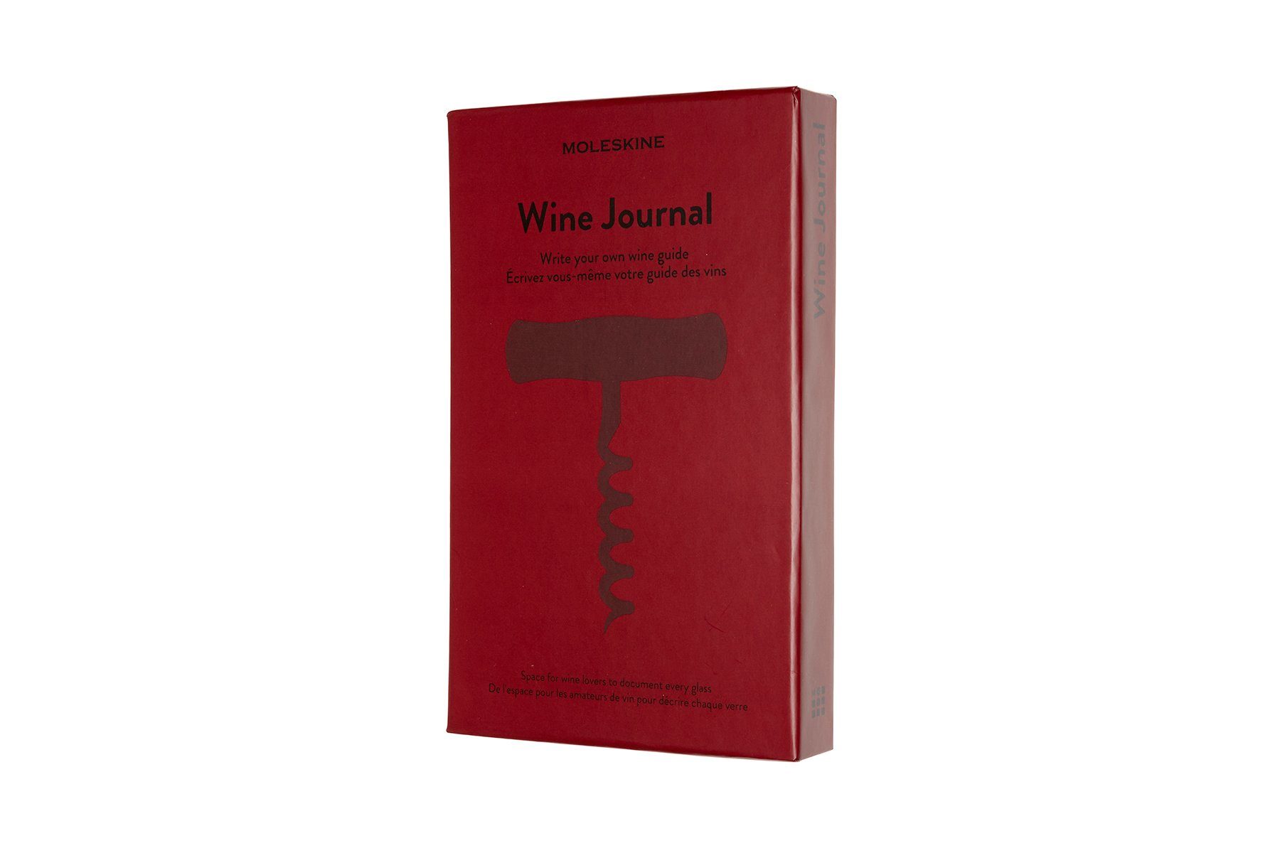 MOLESKINE Notizbuch, Passion Journal Wein - Groß (13x21) - mit festem Einband - 70g-Papier - Dunkelrot