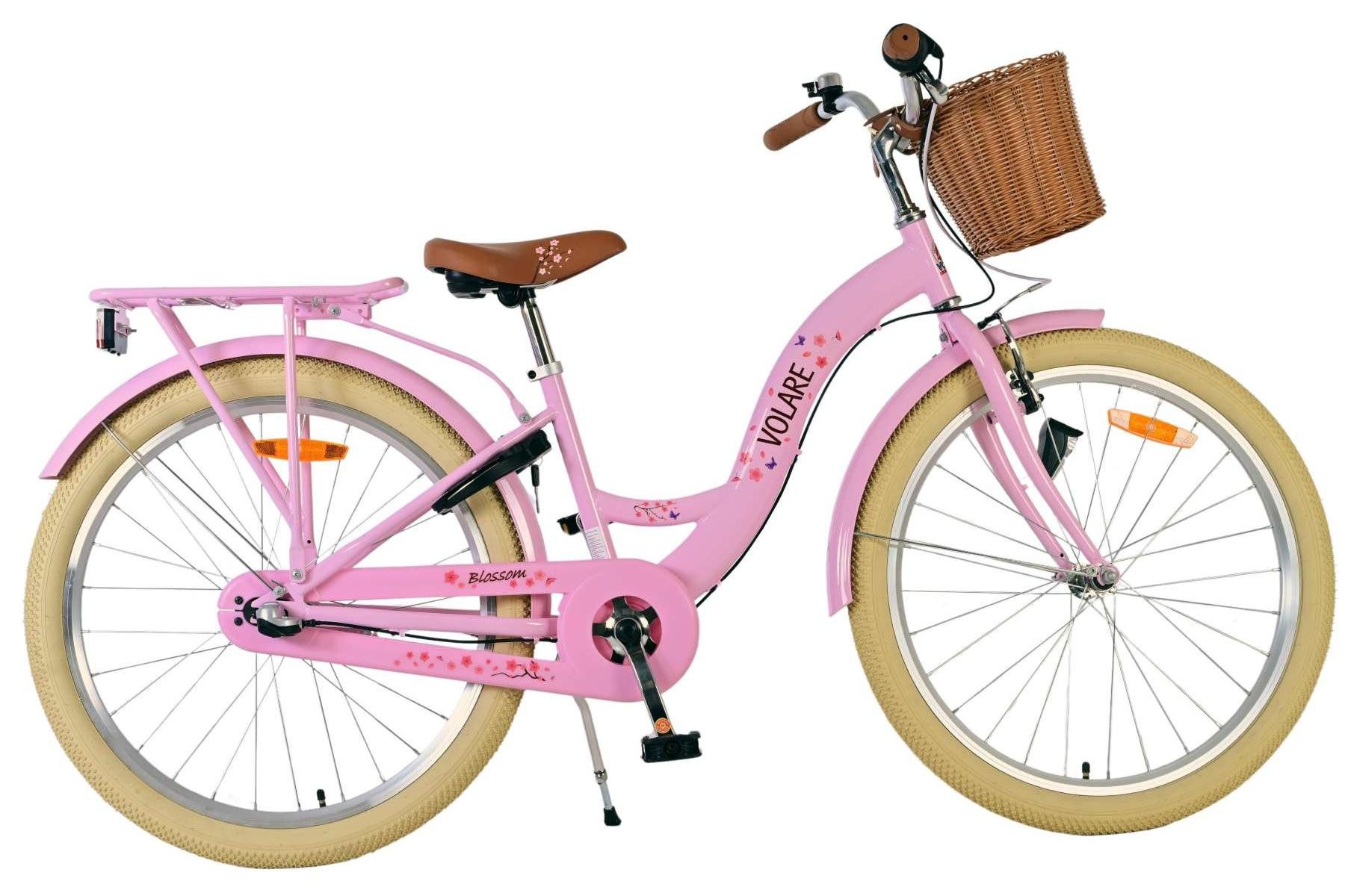 Kinderfahrrad Volare Blossom Kinderfahrrad für Mädchen - 24 Zoll in Rosa