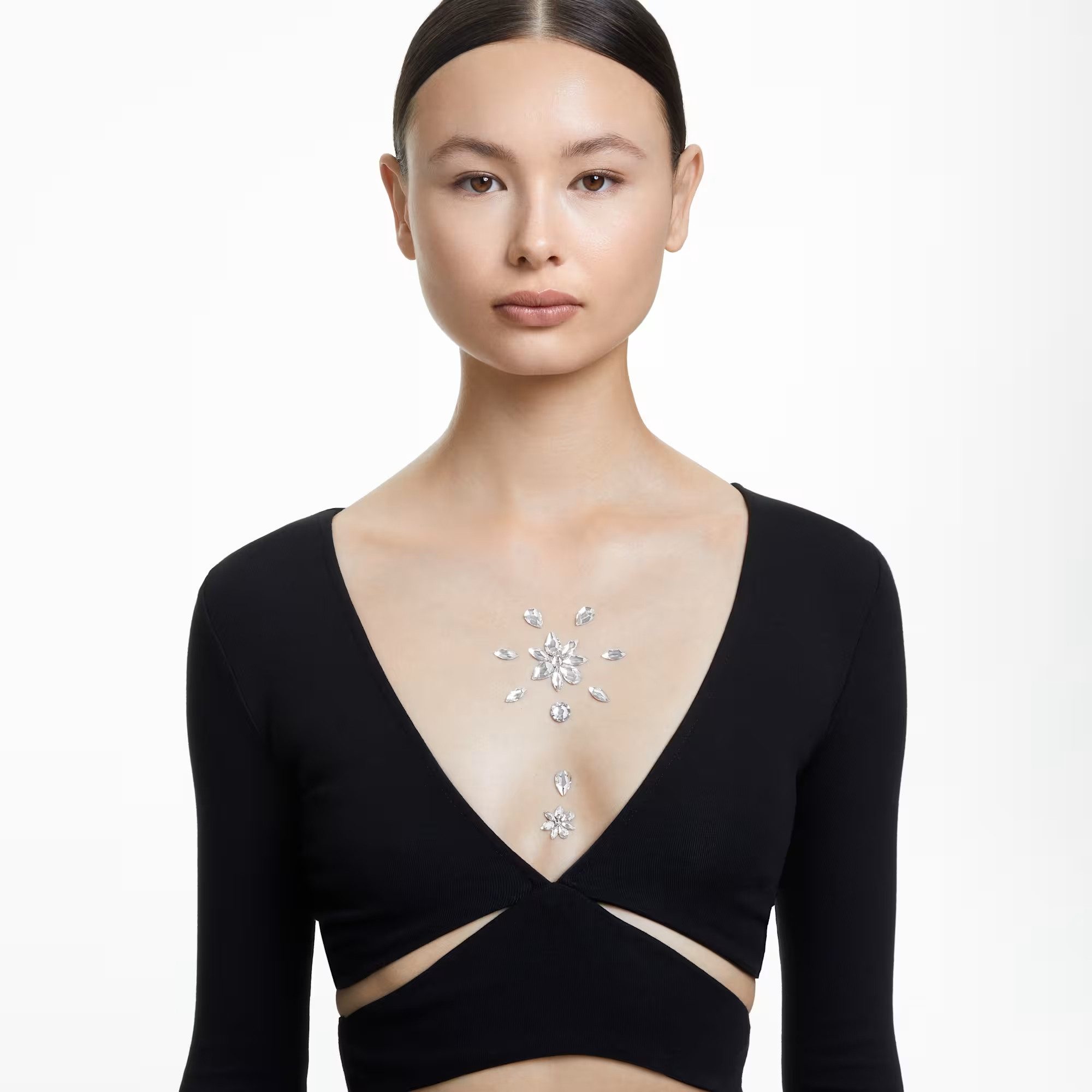 Swarovski Strass-Tattoo Körperschmuck-Set Crystal