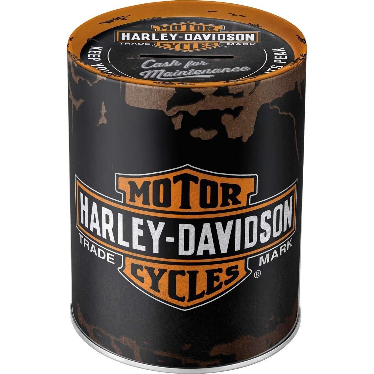 Nostalgic-Art Spardose Spardose Sparbüchse - Harley-Davidson Genuine Logo günstig online kaufen