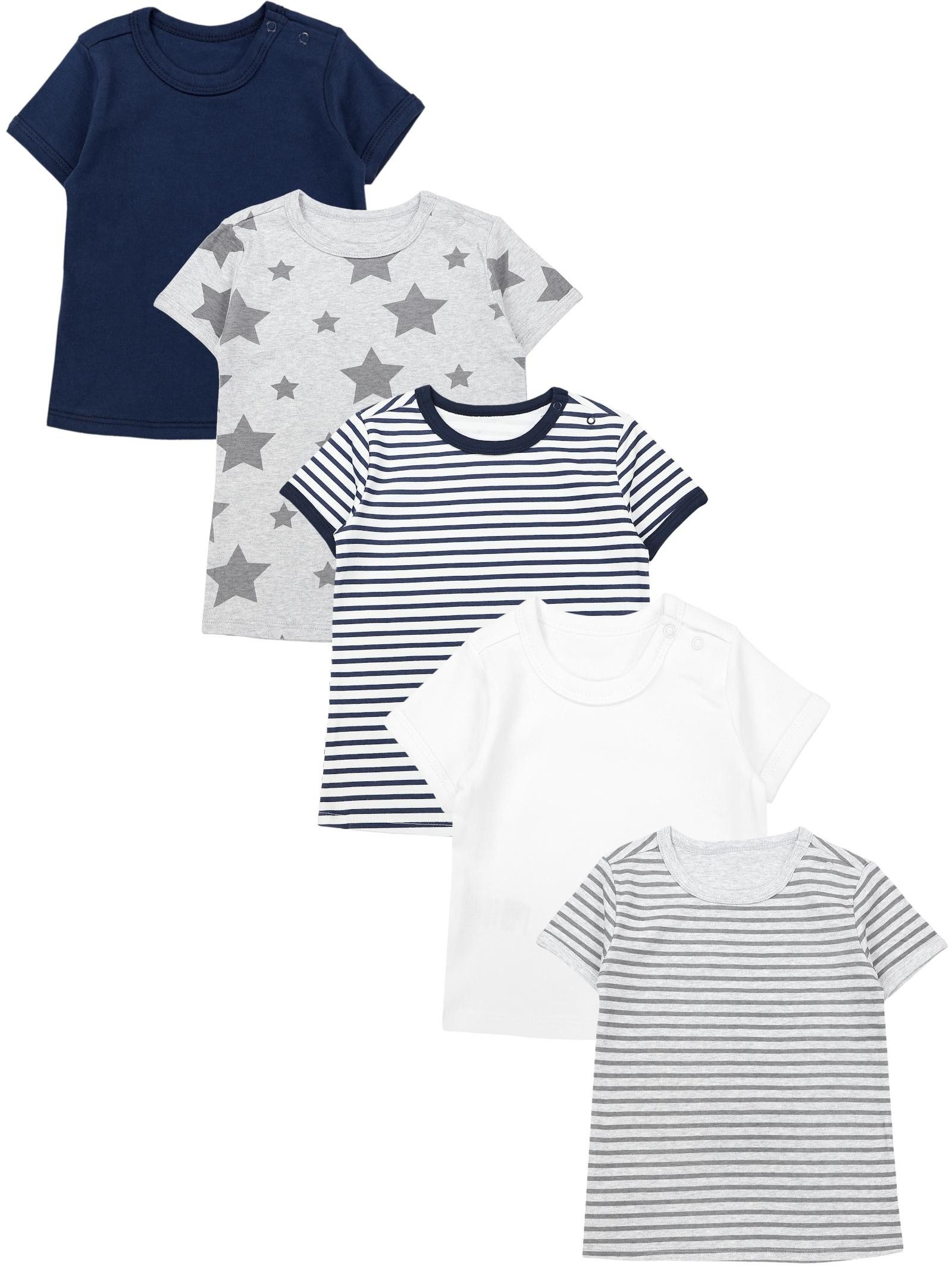 TupTam T-Shirt TupTam Baby Jungen Kurzarm T-Shirt 5er Set