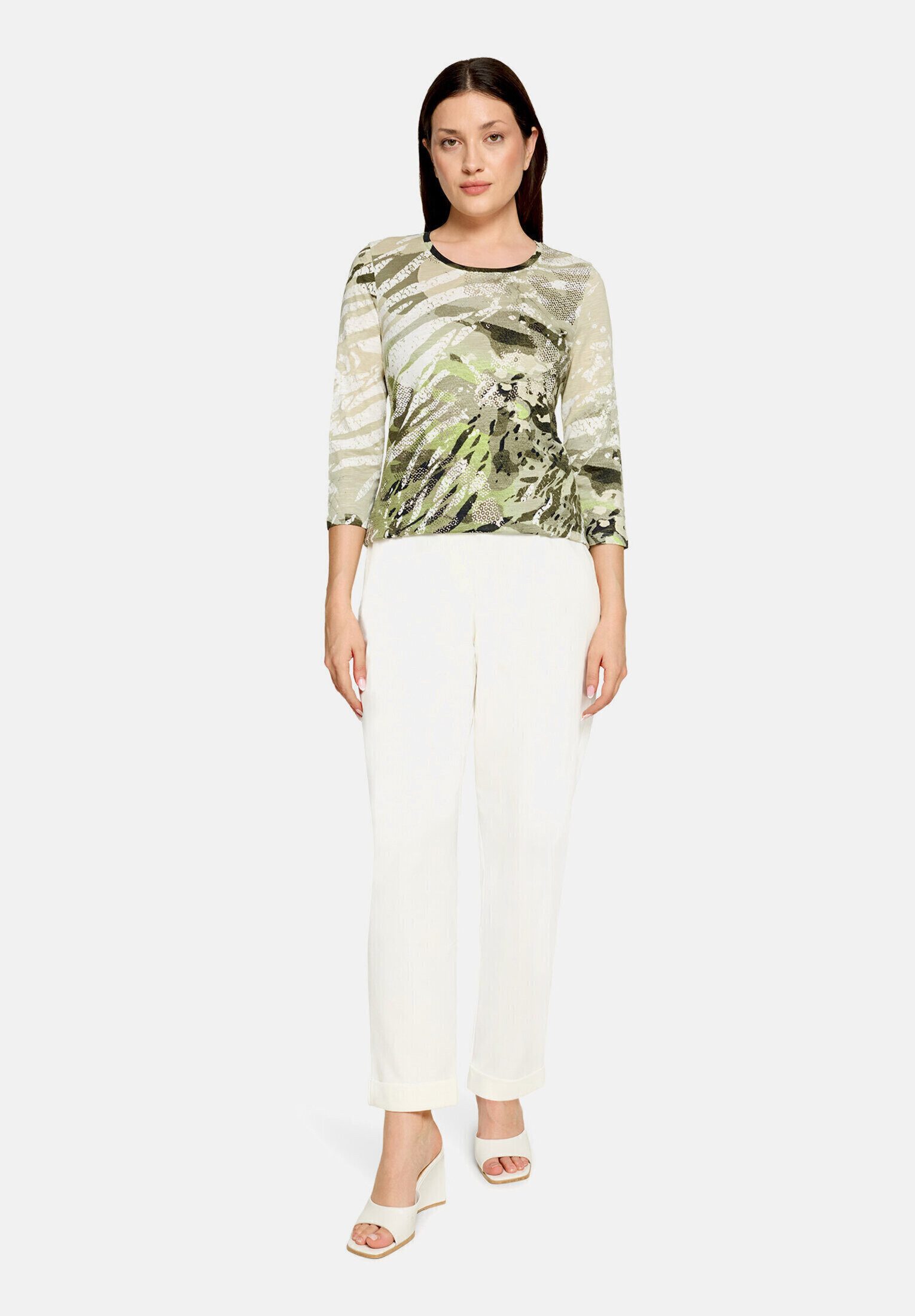 3/4-Arm-Shirt Damen mit Print