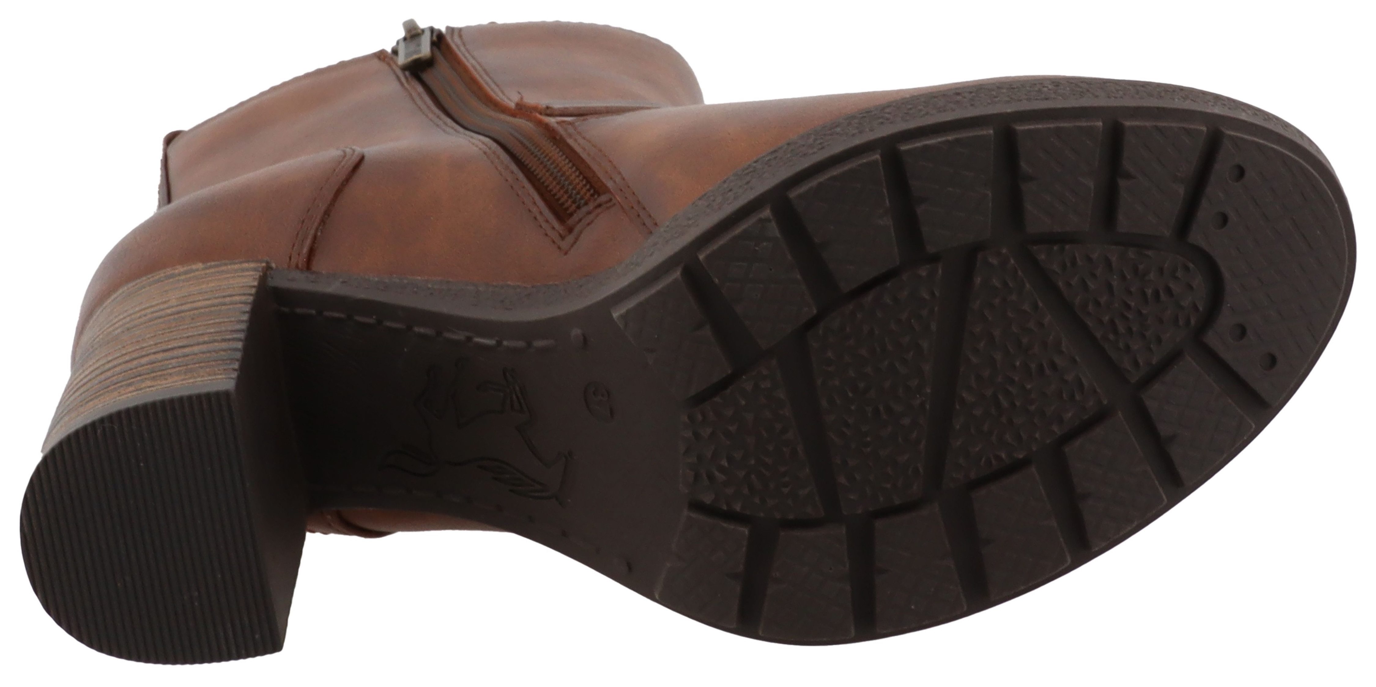 Mustang Shoes Nana Winterstiefelette Boots, Winterstiefelette mit Reißverschluss