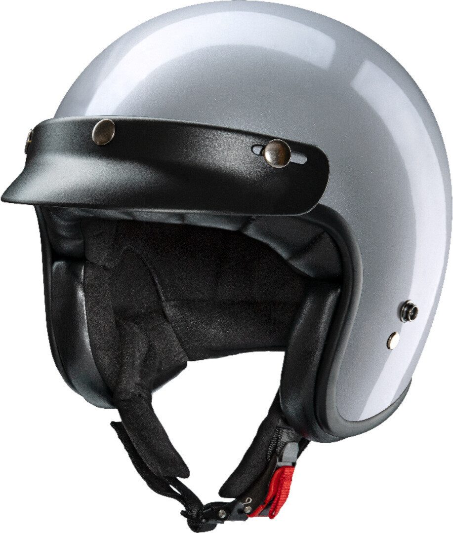 Redbike Motorradhelm RB-720 Basic Jethelm, Ratschenverschluss, ECE 22.06