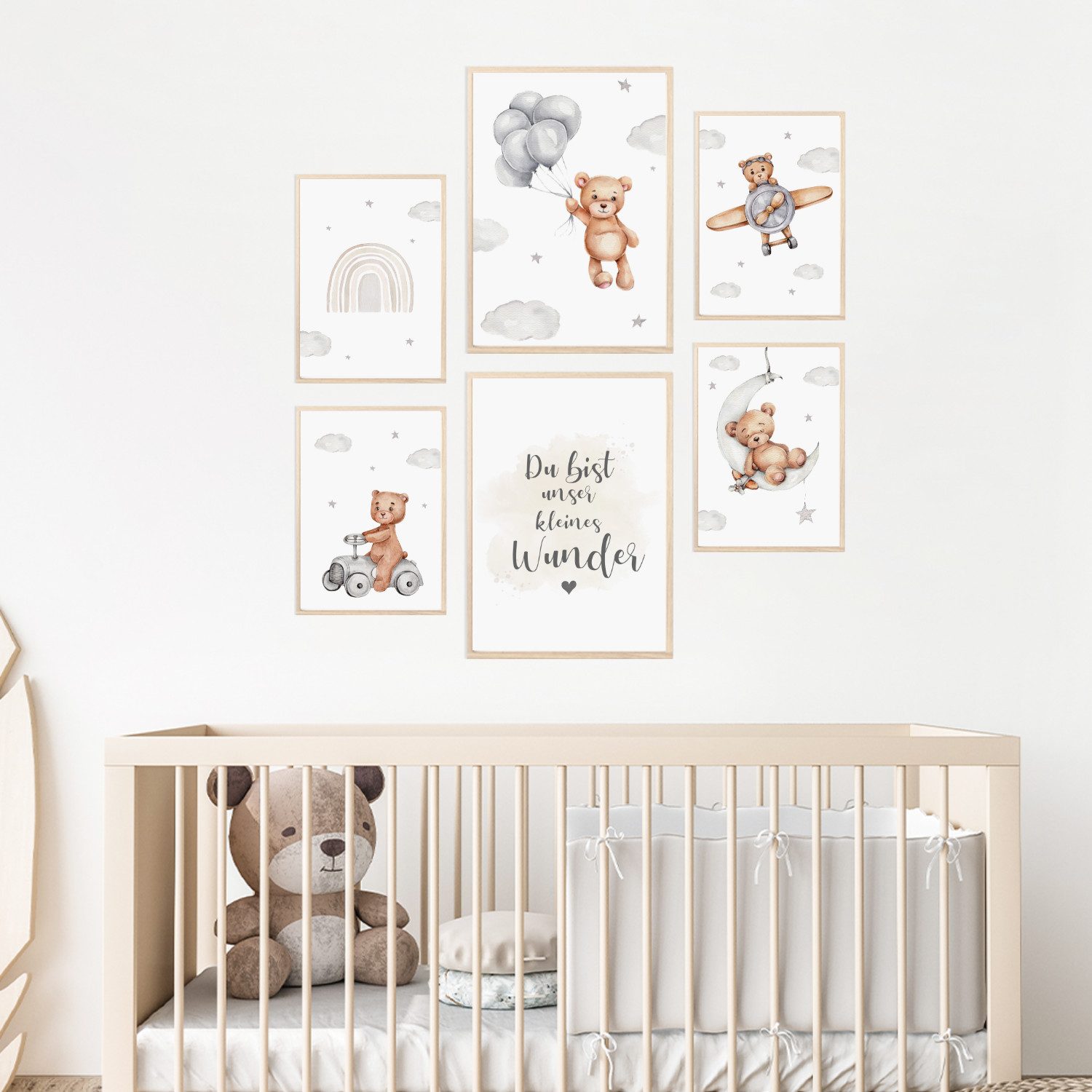 MeinBaby123® Poster Bilder Kinderzimmer, Poster Kinderzimmer Deko, Babyzimmer Deko, Spruch Wandbilder – Bild 2 von 5