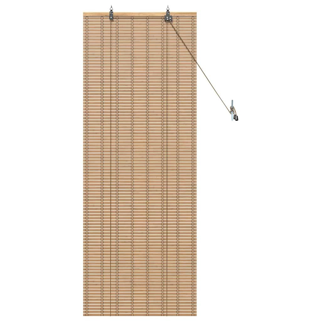 Rollo Rollo mit Vorhängen Natur 60 x 160 cm Bambus, vidaXL günstig online kaufen