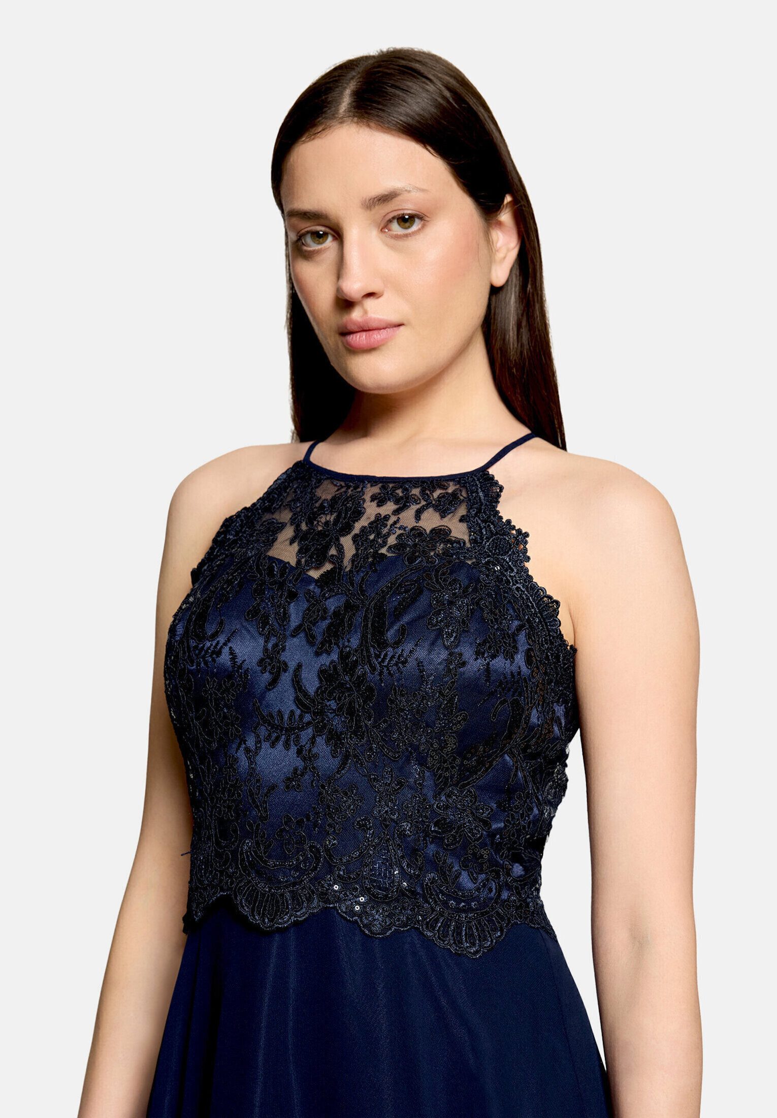 Vera Mont Abendkleid Damen rückenfrei Spitze