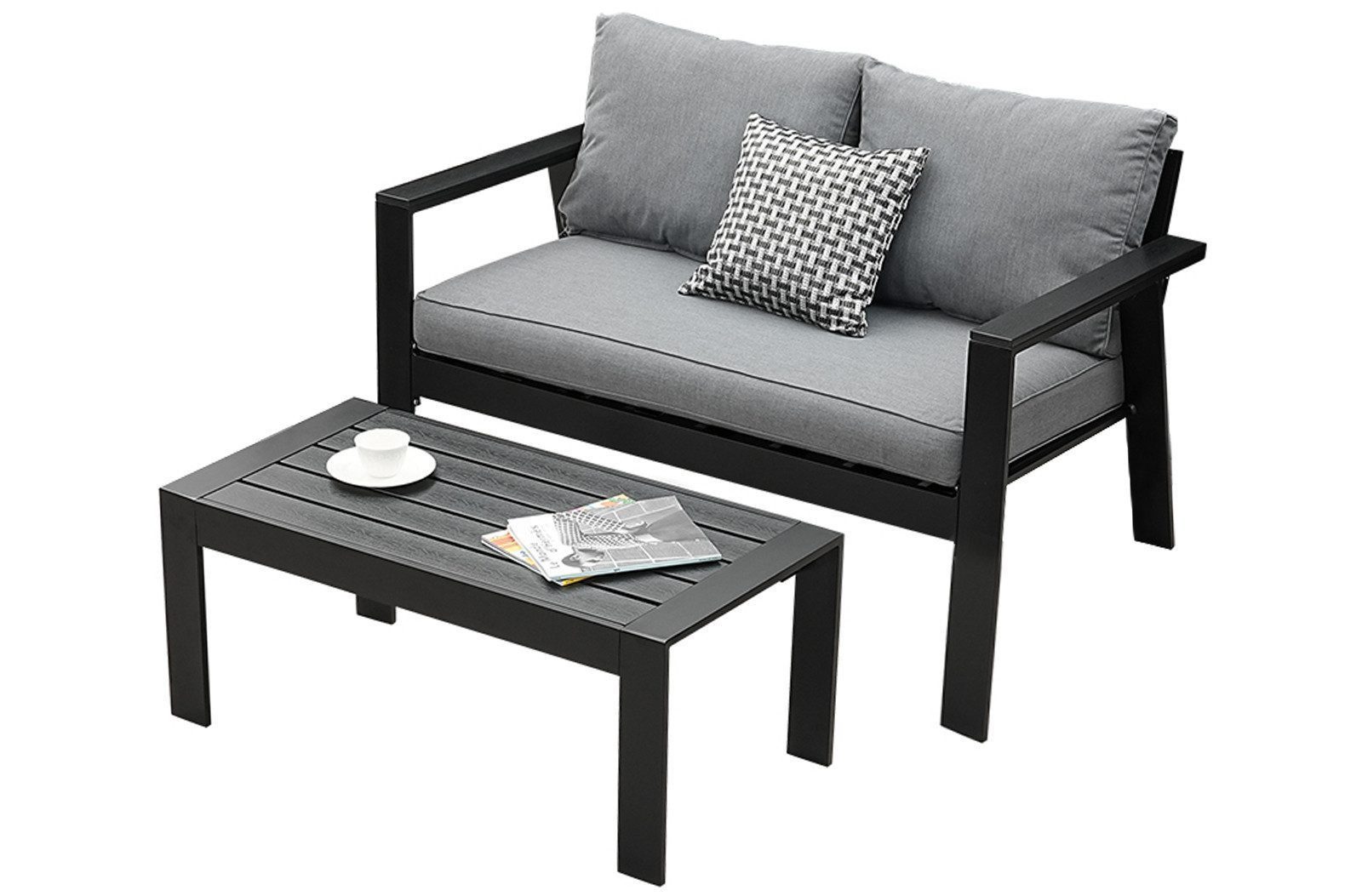 MeXo Gartenlounge-Set Balkonmöbel Set Balkonlounge für günstig online kaufen