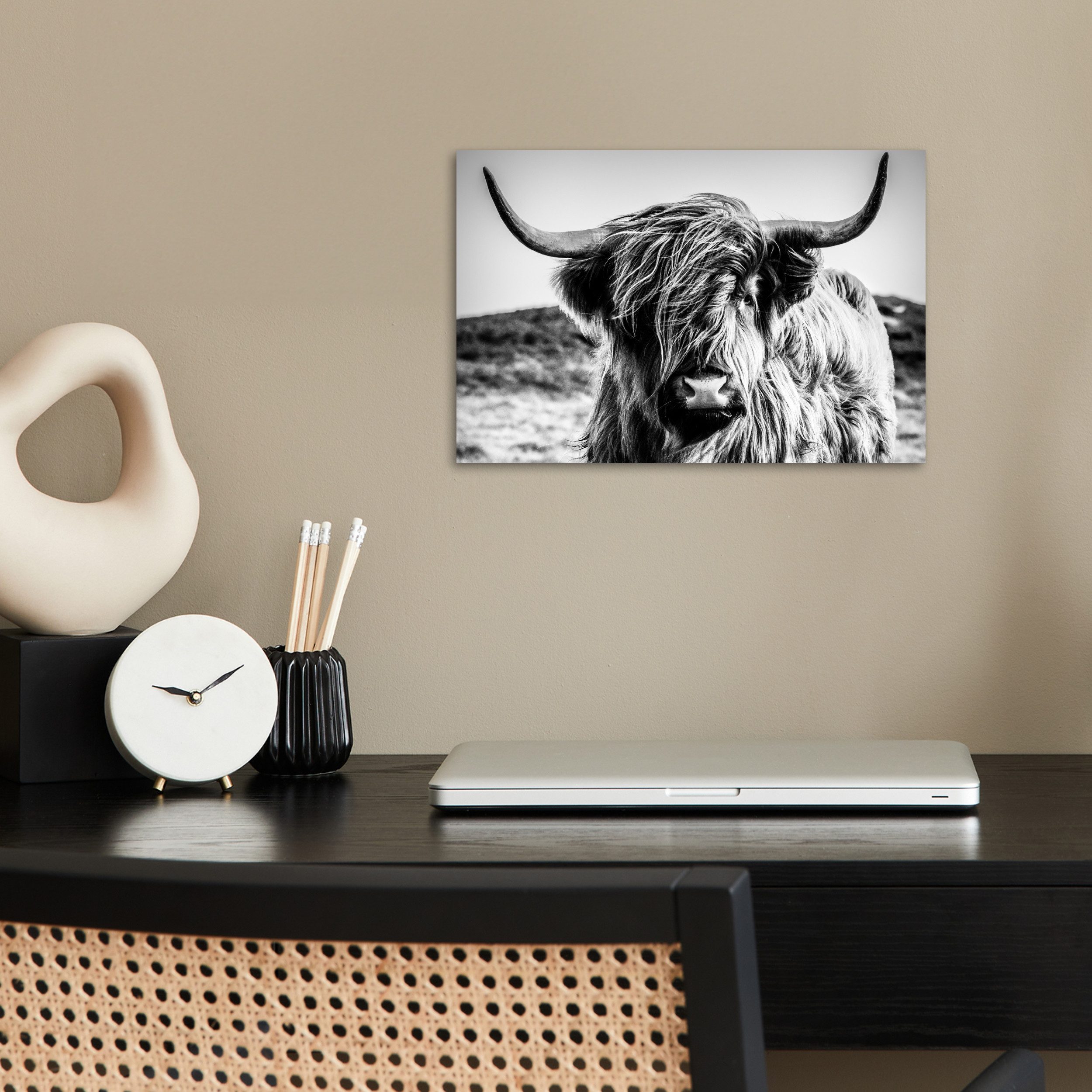 MuchoWow Poster Schottischer Highlander - Natur günstig online kaufen