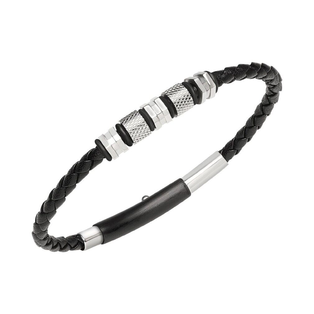 Breil Armband Sluivý pánský koený náramek Wanderlust TJ3374