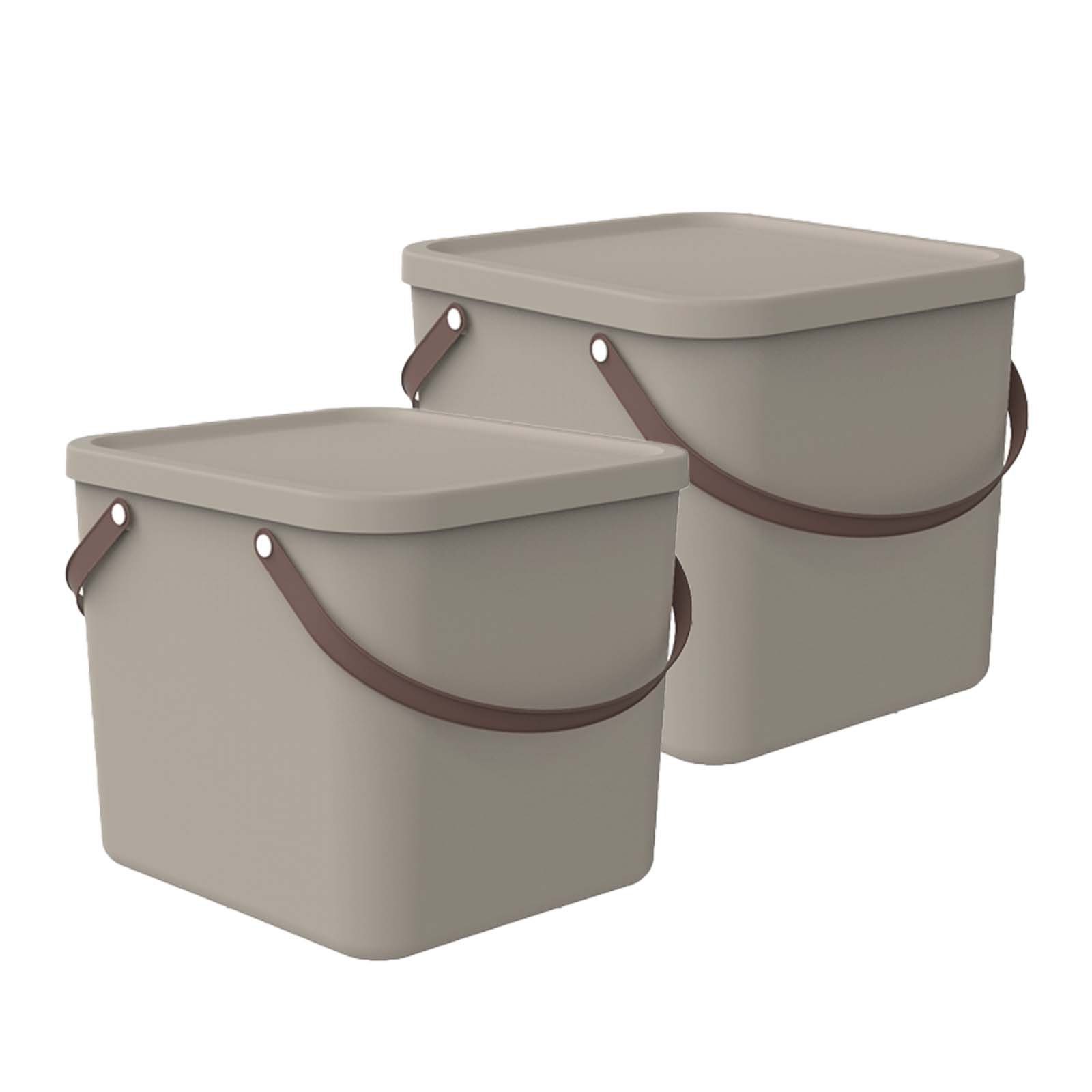 ROTHO Aufbewahrungsbox 2er-Set Aufbewahrungsbox 40l mit günstig online kaufen