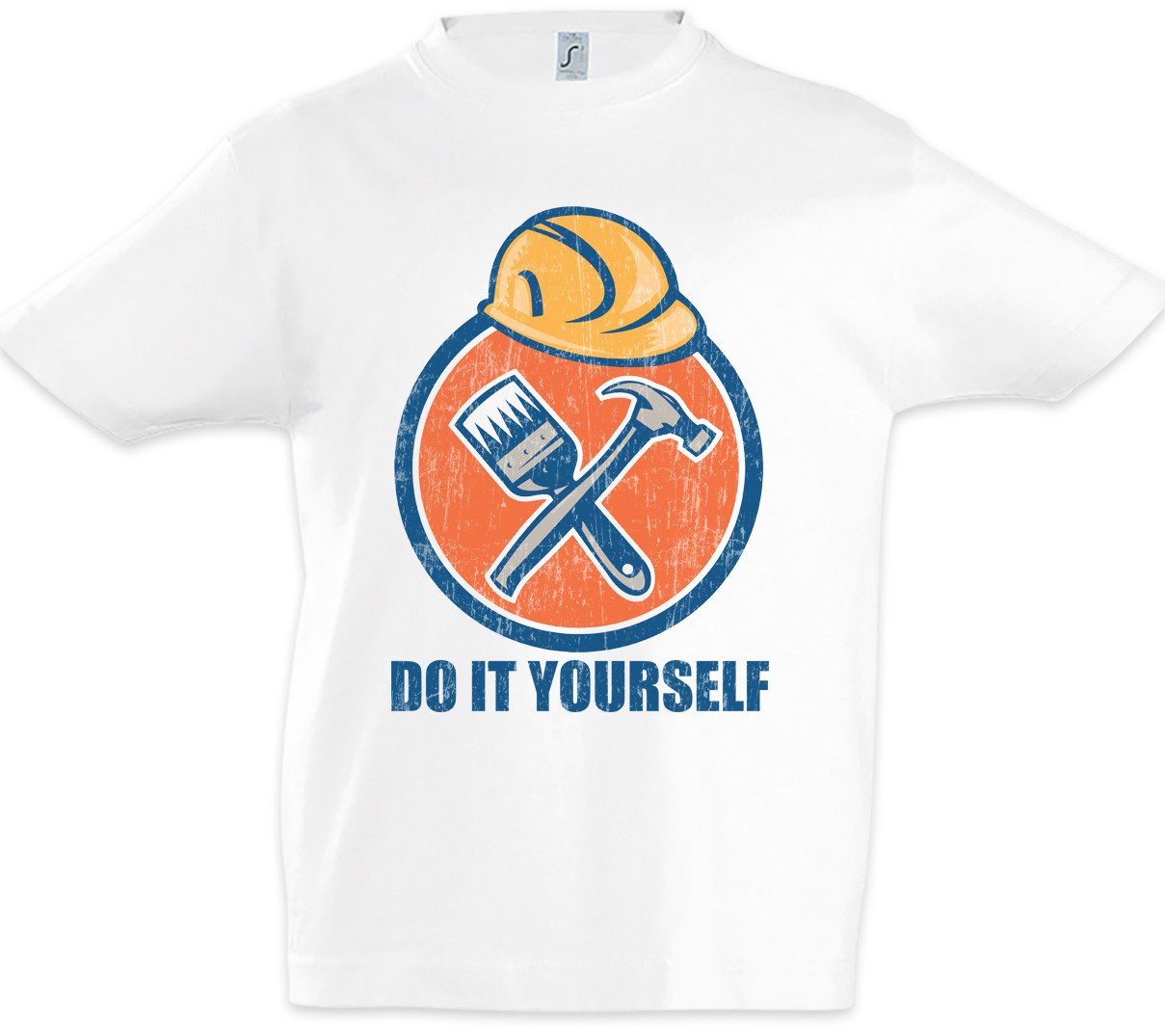 Print-Shirt Handyman DIY Kinder T-Shirt Handwerk Handwerker Heimwerker Hausmeister