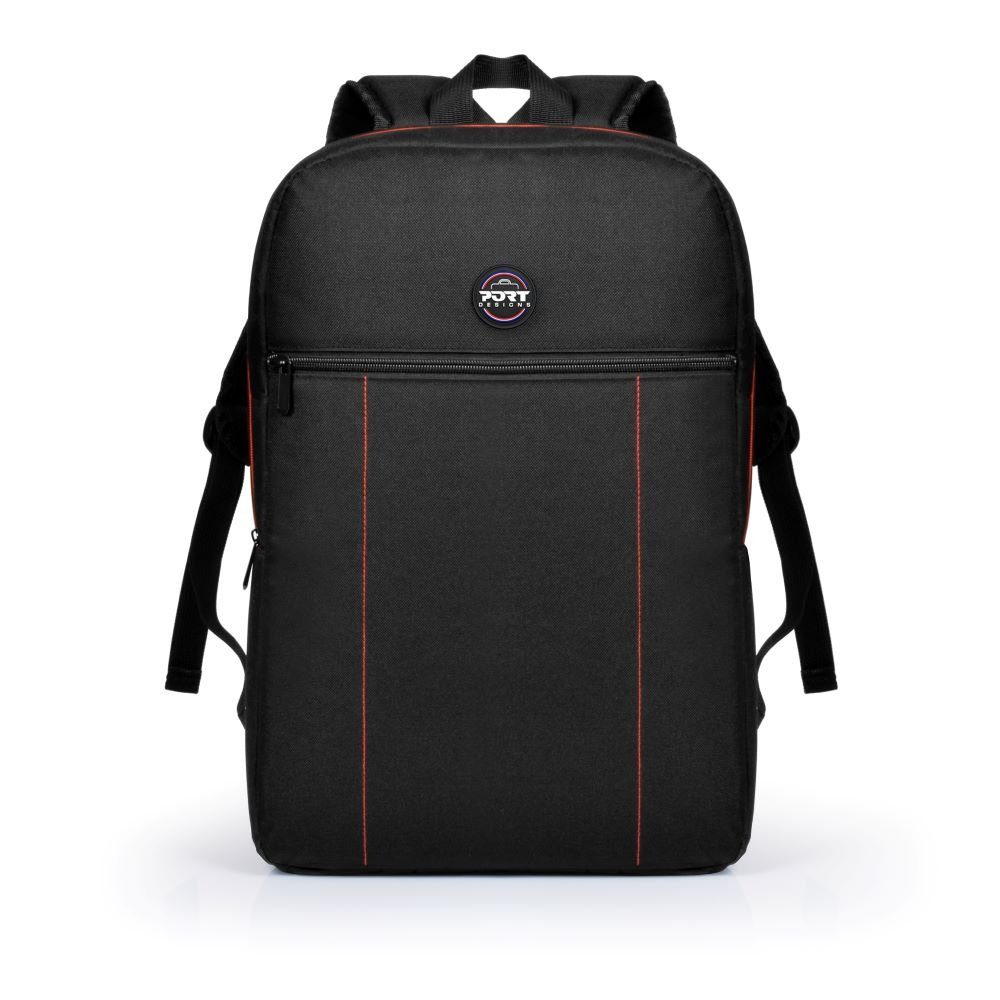Port Designs Laptoprucksack Bundle, Backpack 15.6 14 Maus, PREMIUM für schwarz Notebooks Zoll Rucksack mit 