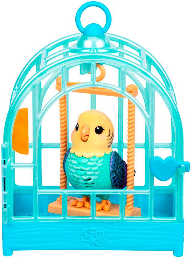 Moose Spielfigur Little Live Pets, My Really Real Bird mit Vogelkäfig - Indie