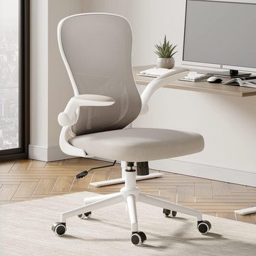 Hbada Bürostuhl (Bürostuhl ergonomisch: Schreibtischstuhl mit verstellbarem Sitz), Ergonomischer Schreibtischstuhl, Computer-Bürostuhl mit hochklappbarer
