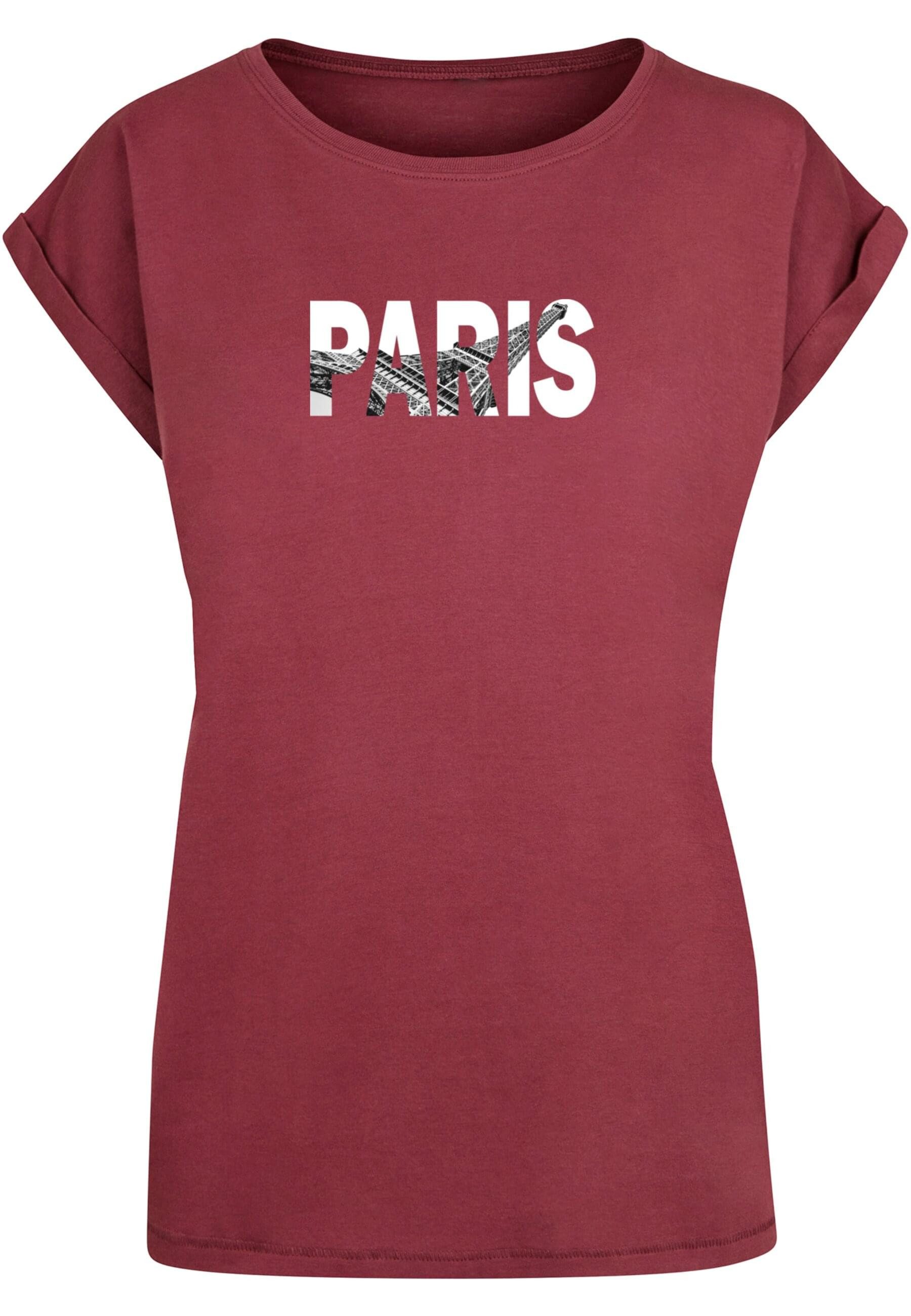 Merchcode T-Shirt Merchcode Damen Ladies Paris günstig online kaufen