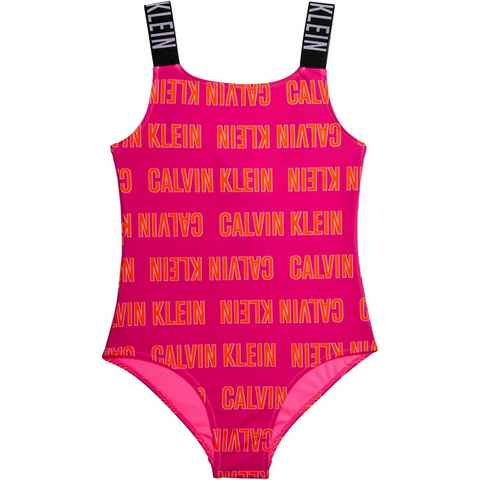 Calvin Klein Swimwear Badeanzug SWIMSUIT-PRINT mit Calvin Klein Brandwording