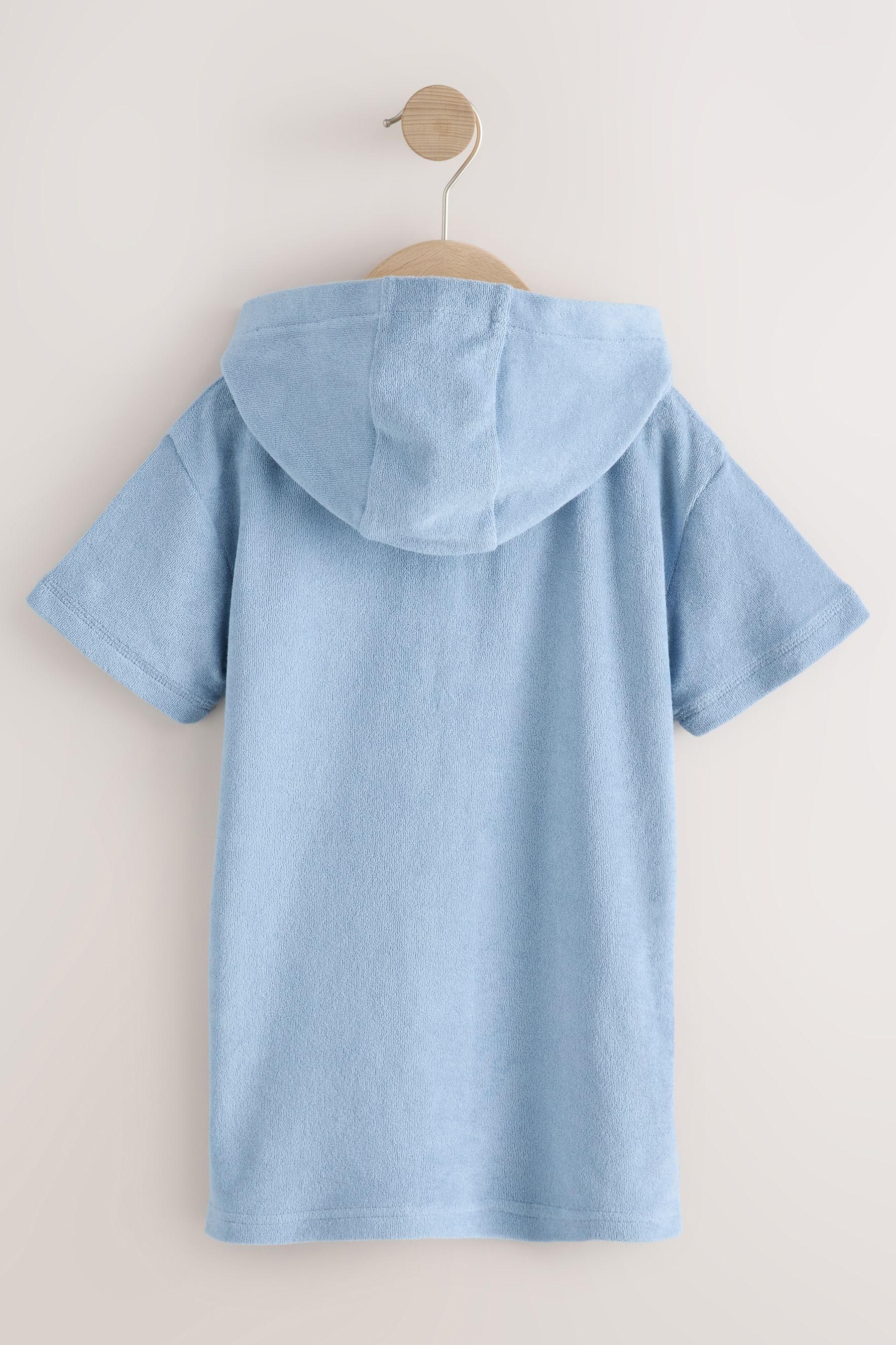 Next Badeponcho Frottee-Cover-up mit durchgehendem Reißverschluss, Baumwolle