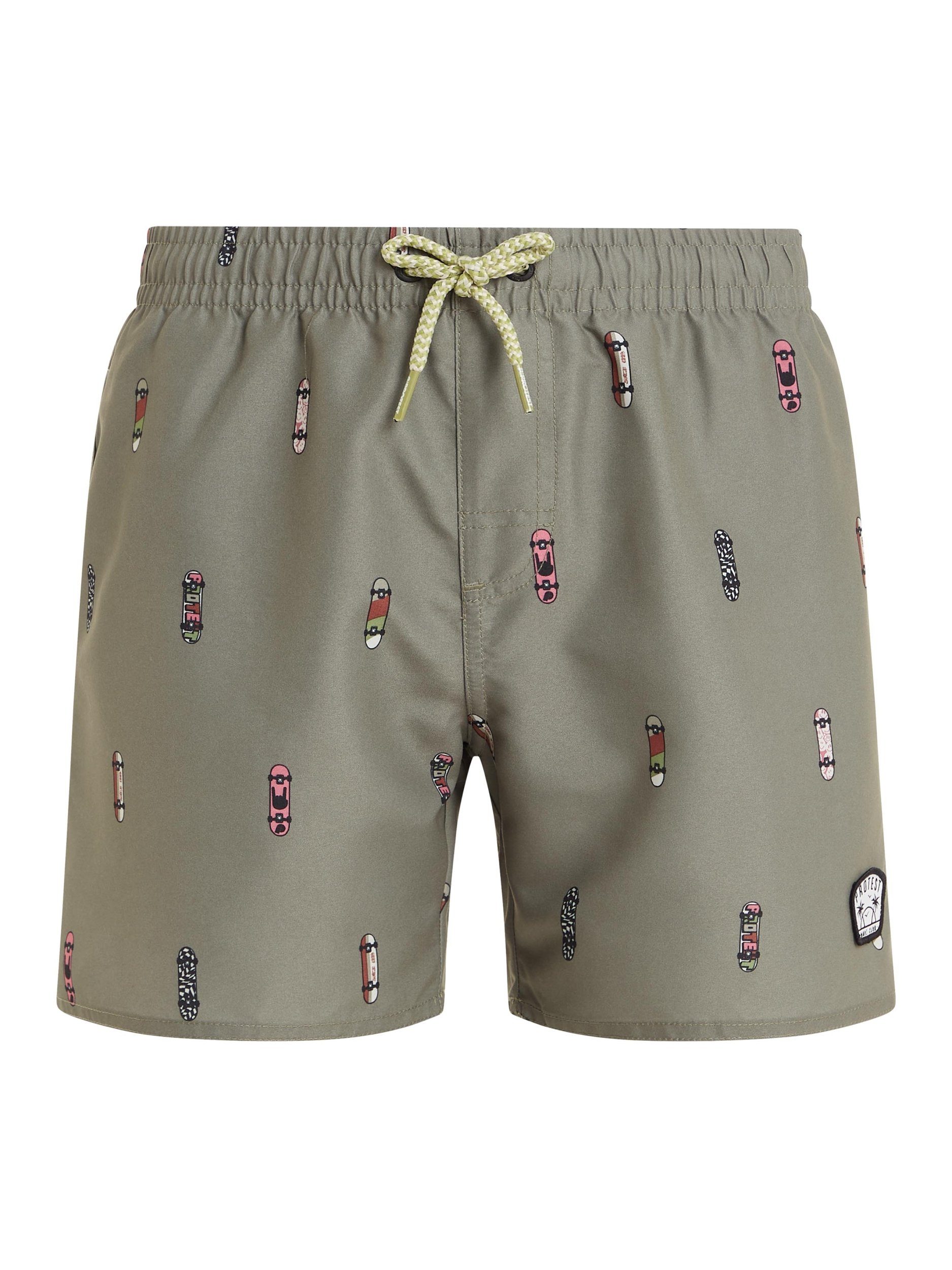 Protest Badeshorts beachshort PRTCHRIS green JR Artichoke