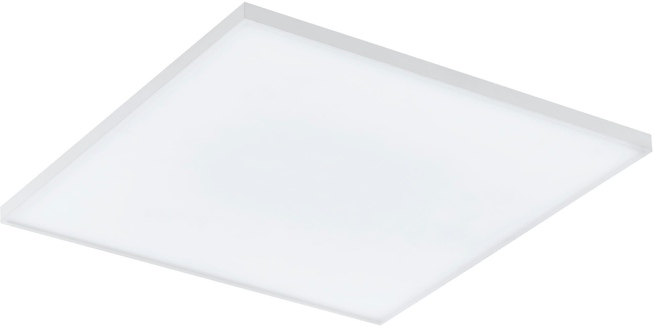 EGLO Deckenleuchte TURCONA-Z, LED fest integriert, warmweiß - kaltweiß, Deckenleuchte in weiß aus Stahl, Alu - 3,8W - warmweiß - kaltweiß | Deckenlampen