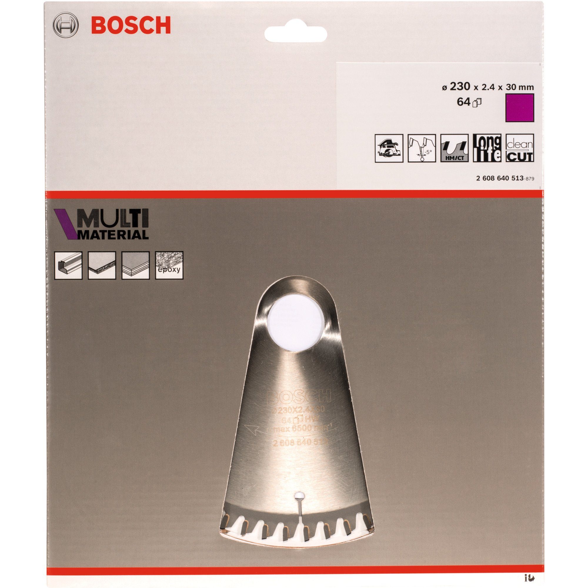 Kreissägeblatt mm Material, 1,8 Professional Bosch Multi Sägeblatt BOSCH Sägeblattstärke: