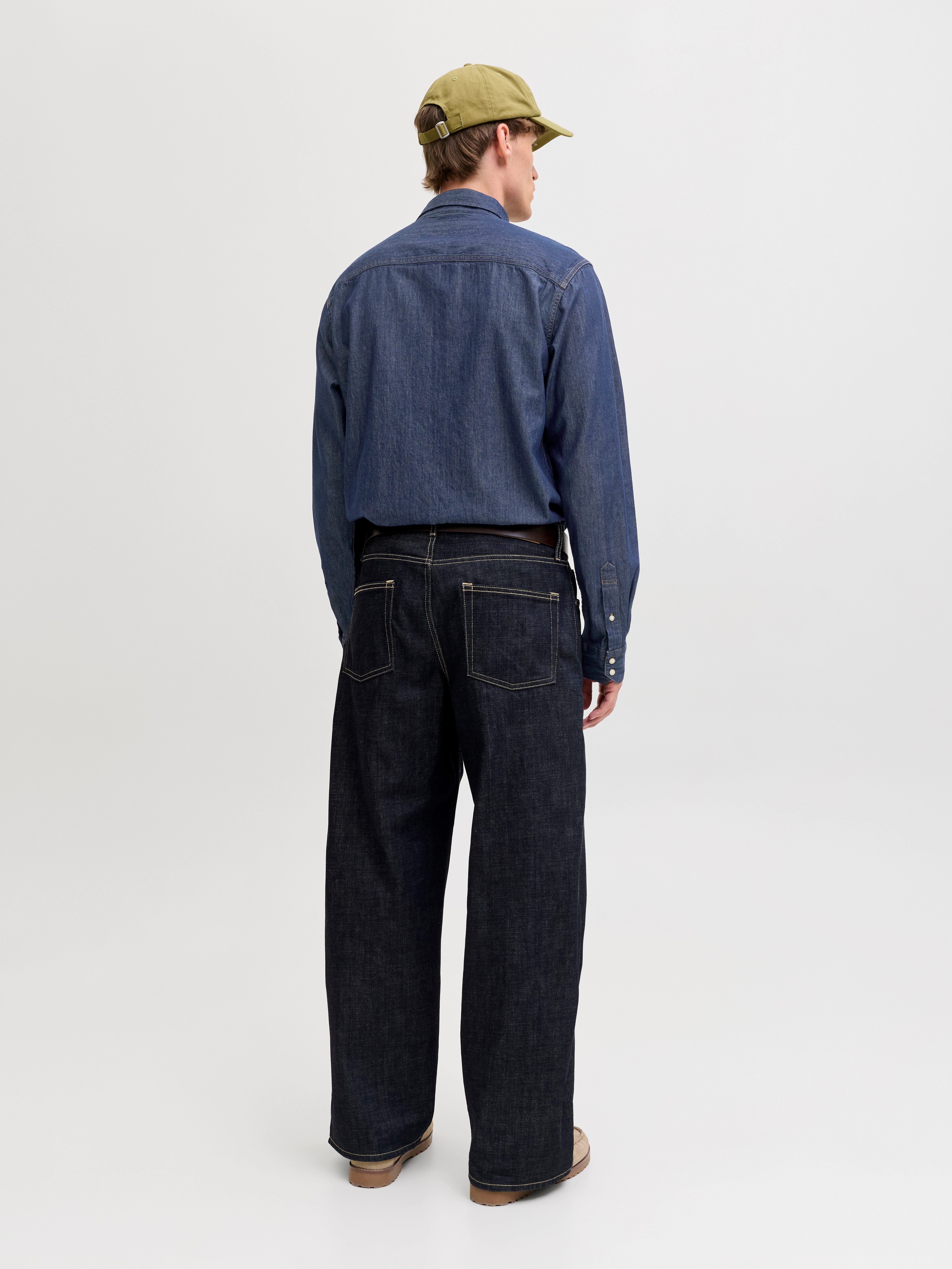 Jack & Jones Langarmhemd JJESHERIDAN SHIRT L/S NOOS mit angesetzter Brusttasche – Bild 5 von 5