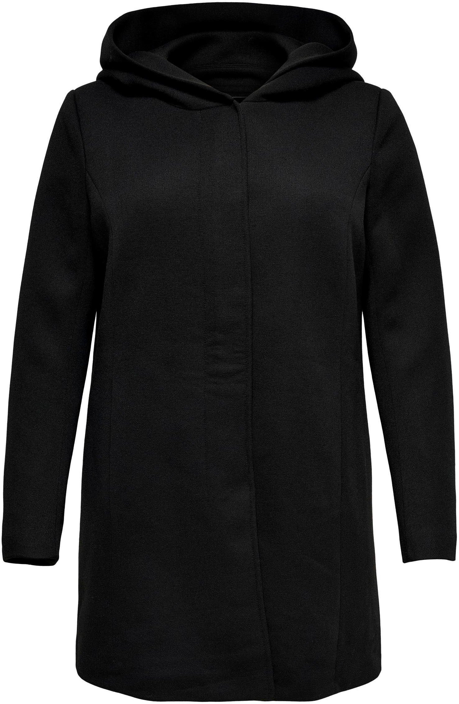 COAT ONLY OTW CARMAKOMA CARSEDONA Langjacke schwarz mit LIGHT Kapuze