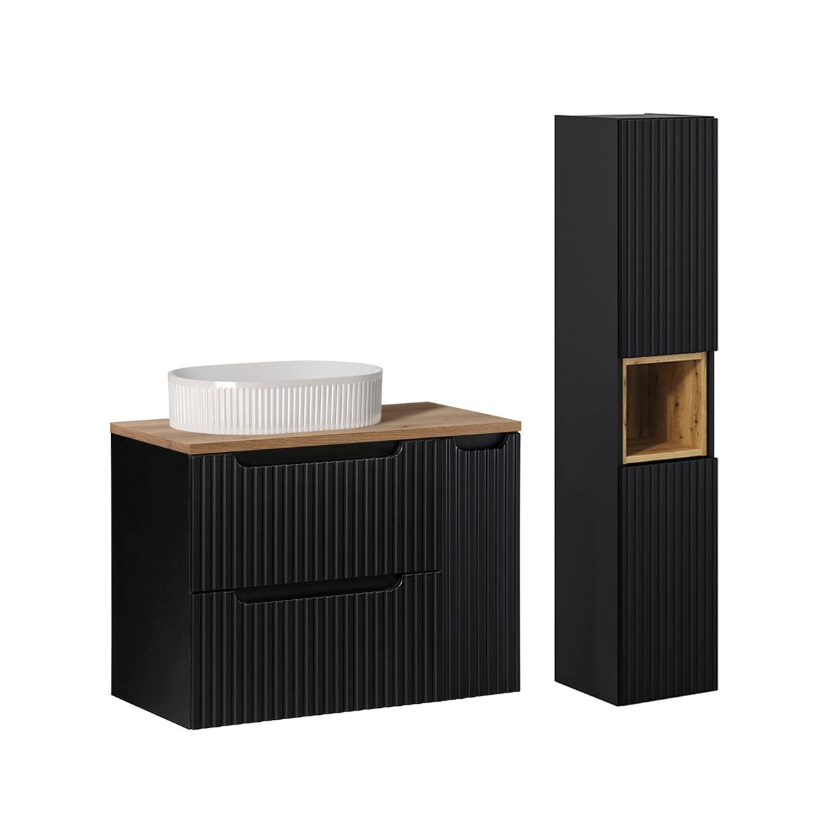 Petits-meubles Badmöbel-Set Riva, (80.4 cm)
