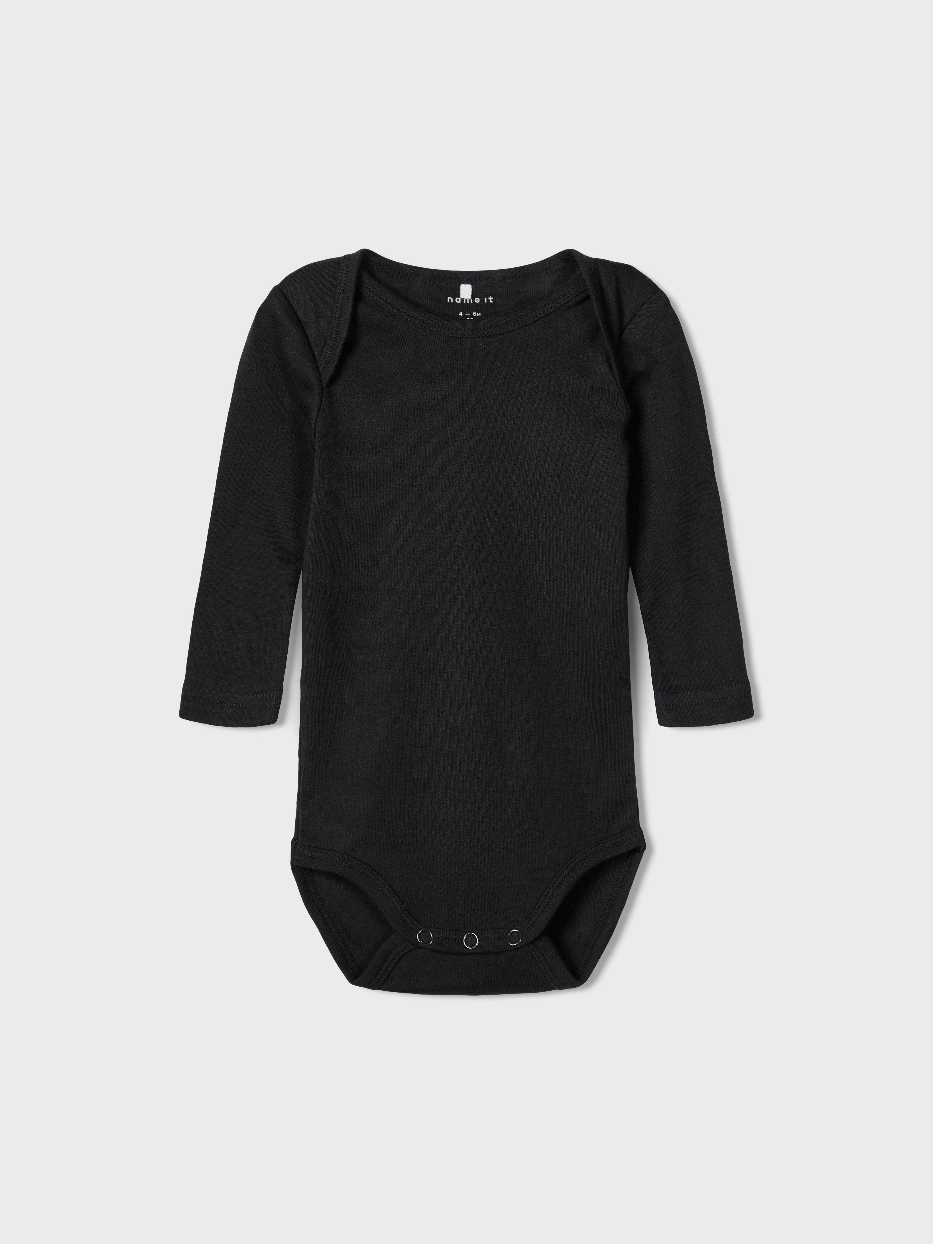 Name It Body NBNBODY 3P LS SOLID NOOS (Packung, 3-tlg)