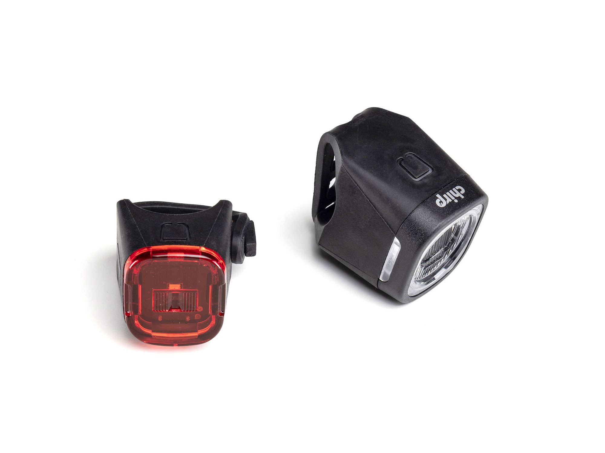 Chirp Fahrradbeleuchtung LS Q Lichtset 30 Lux, mit bis zu 4 Stunden Leuchtdauer