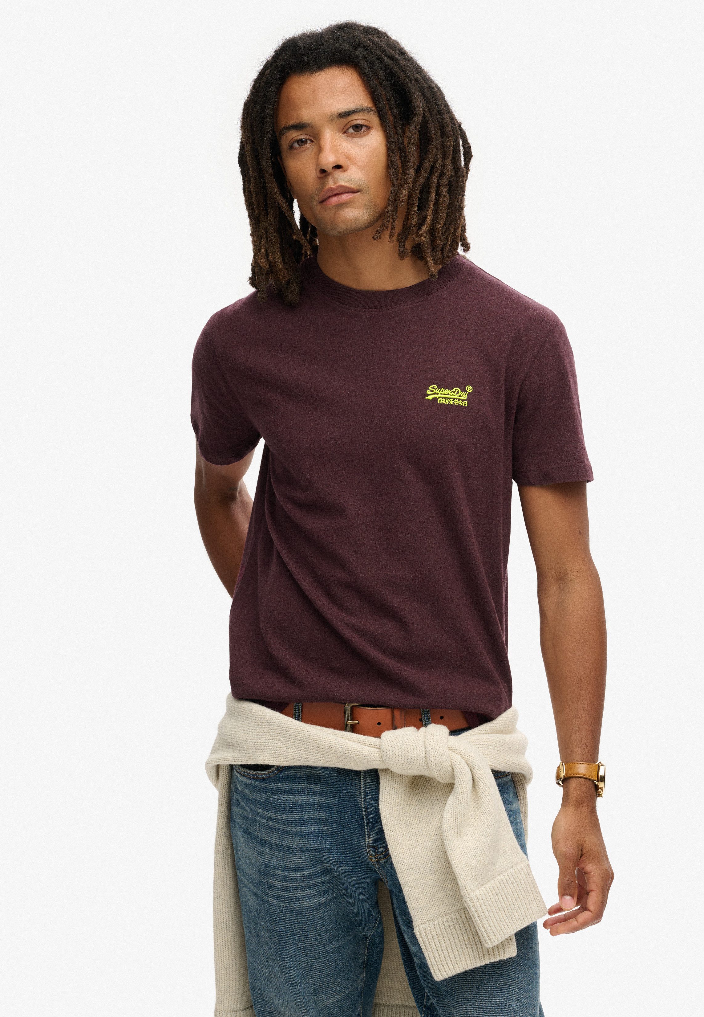 Superdry Rundhalsshirt ESSENTIAL LOGO EMB TEE günstig online kaufen