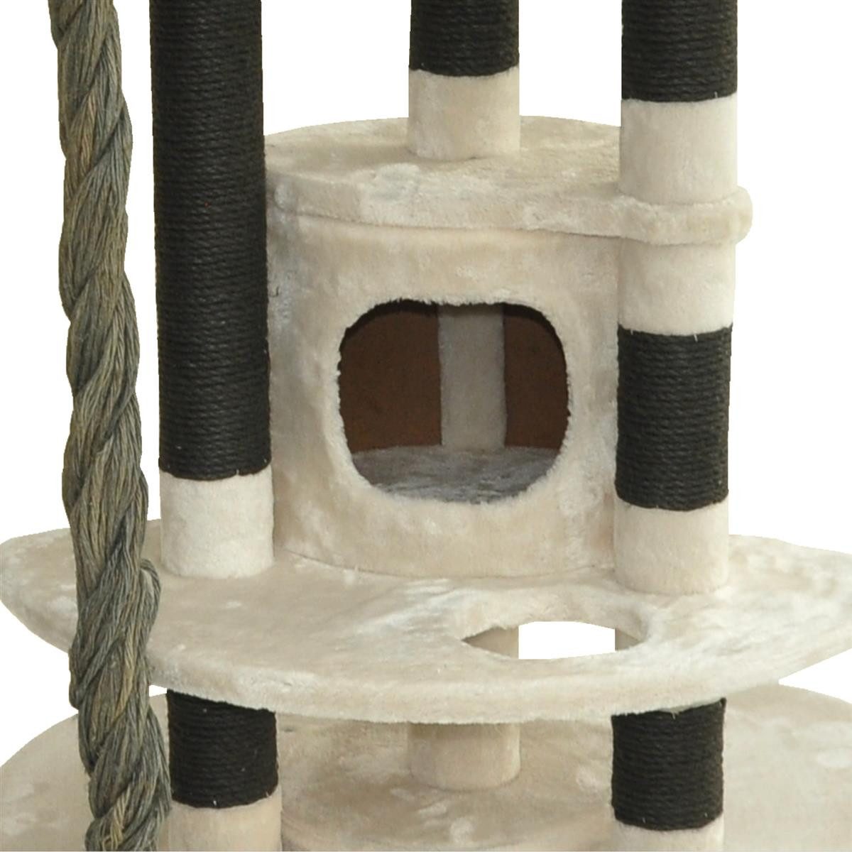 nanook Kratzbaum Kratzbaum Katzenbaum beige 146 x 83 x 60 cm