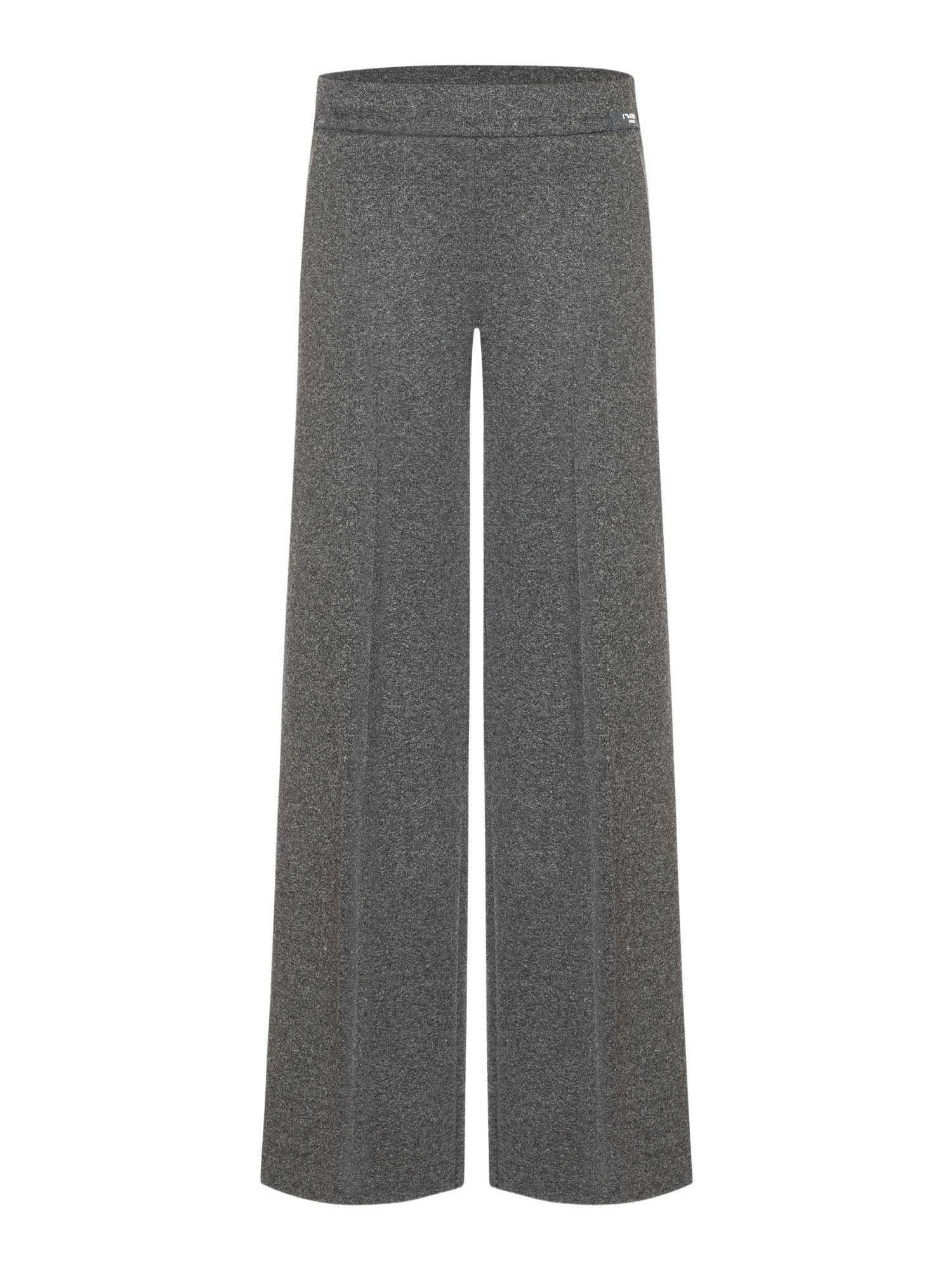 Cambio Stoffhose grau, Casual, Viskose, Meliert, Wide Leg, Mittel