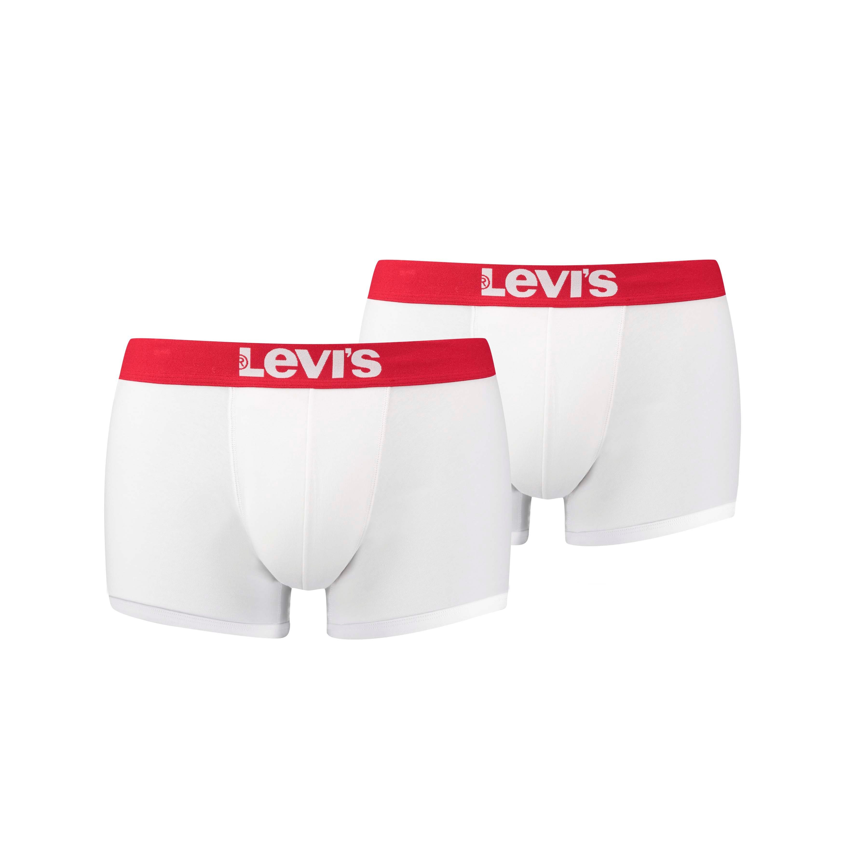 Levi's® Boxershorts Levi's® Boxershorts Trunk (2 Stück) ohne Eingriff im 2er Pack (2er Pack) Weiß