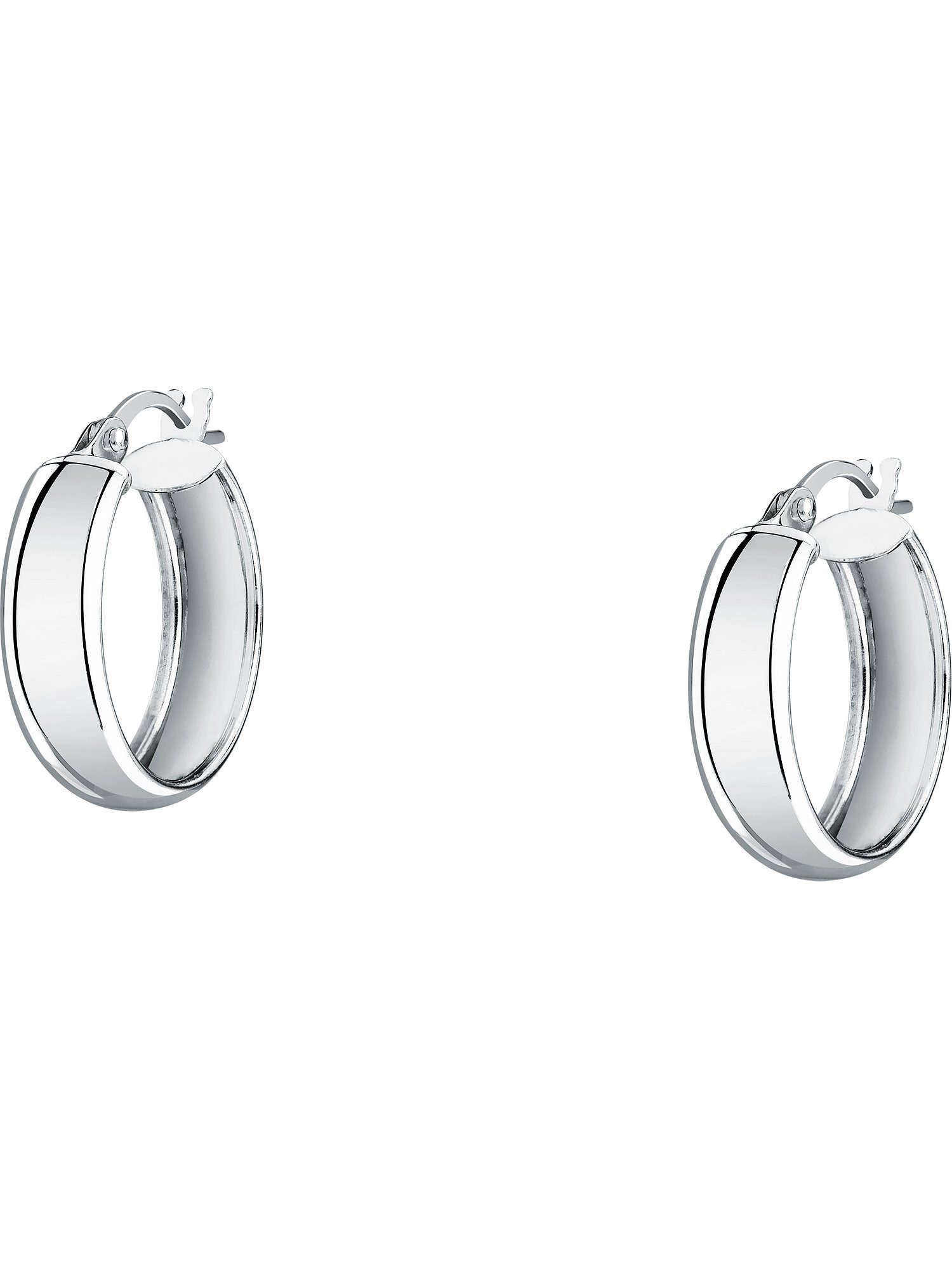 CHRIST Paar Creolen CHRIST Damen-Creolen 375er Weißgold (Paar)