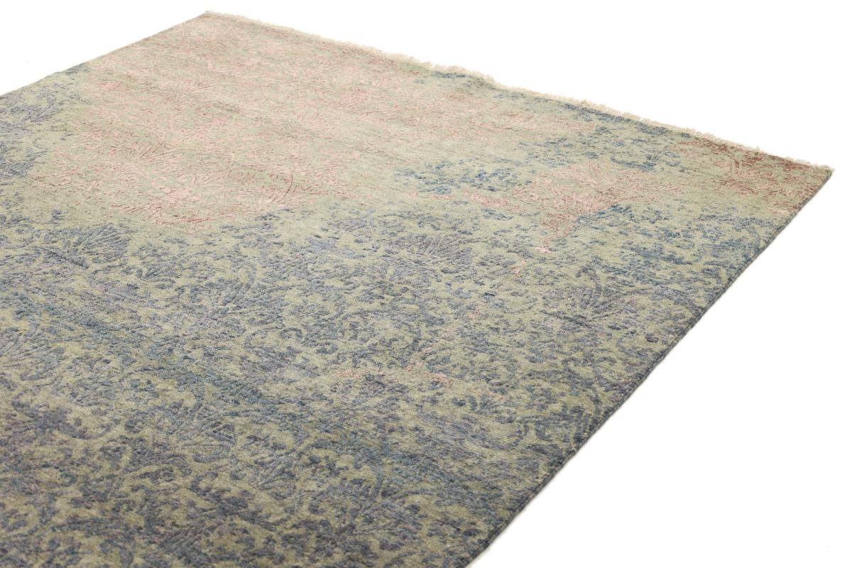 Orientteppich Sindhi 187x304 Handgeknüpfter Designteppich, Moderner Orientteppich Nain rechteckig, mm 12 Höhe: / Trading