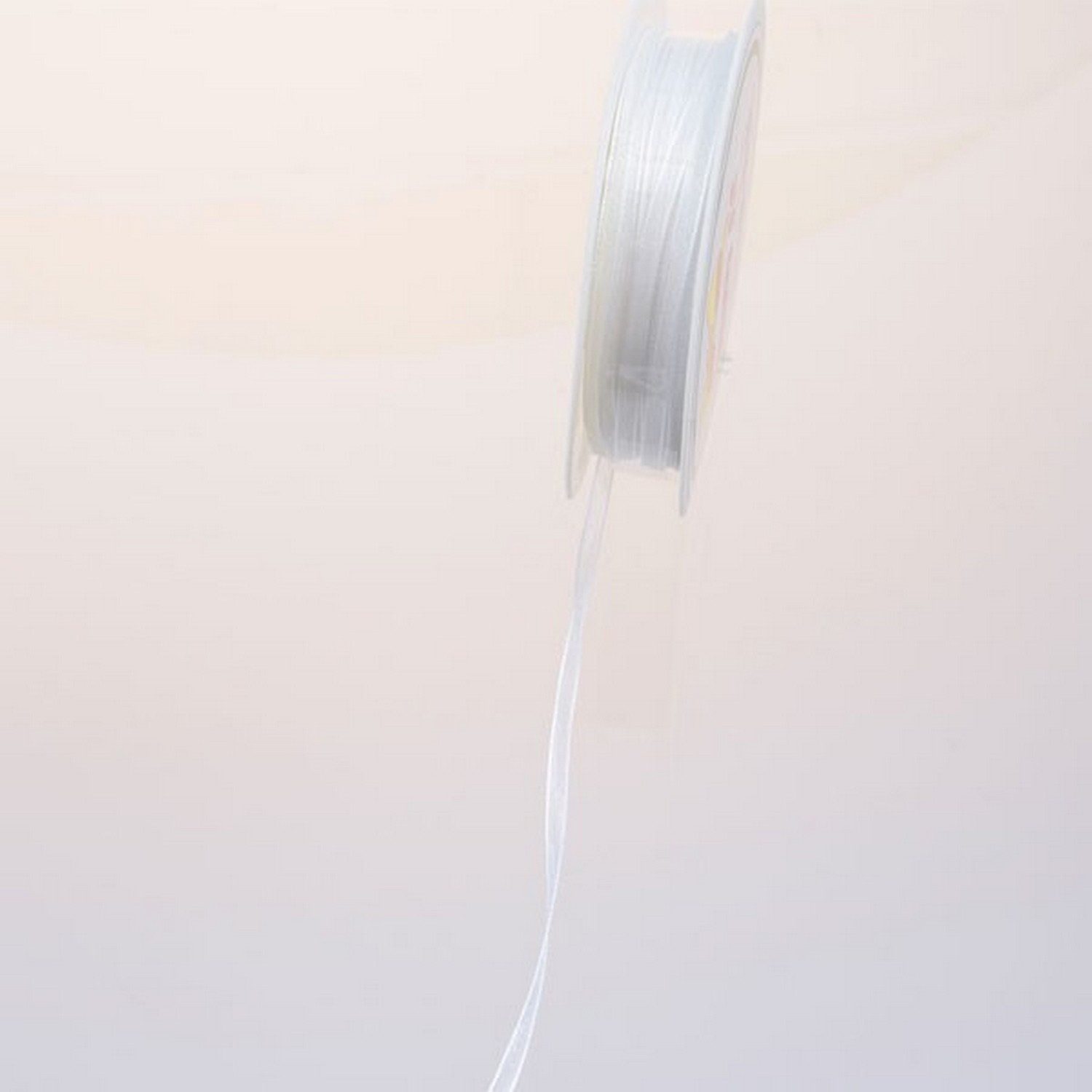 Deko AS Dekoband Organzabänder mit Webkante - Weiss - 3mm - 8 Rollen à 10m