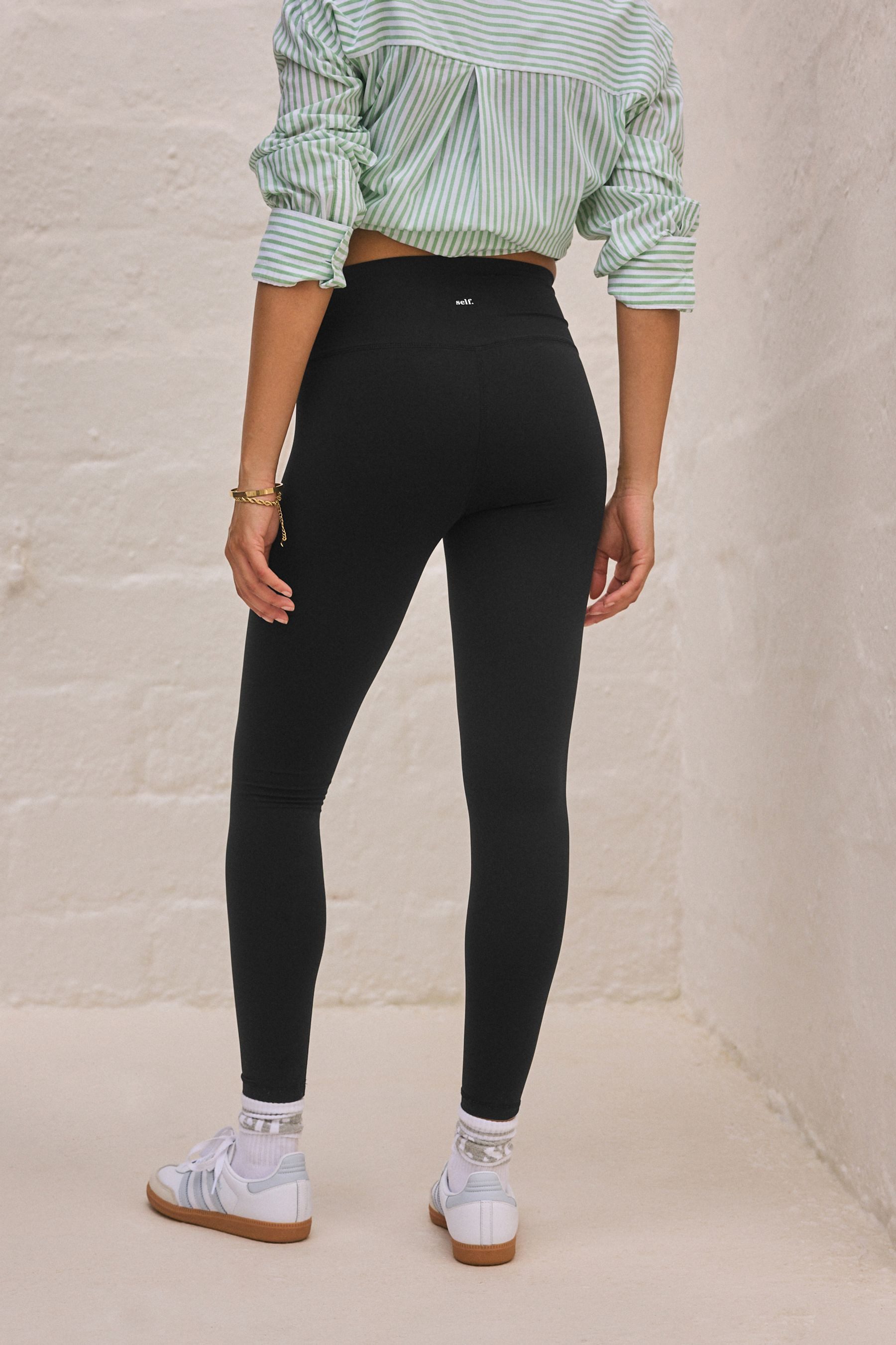 self Highwaist Leggings self. Leggings mit hohem Bund (1-tlg) günstig online kaufen