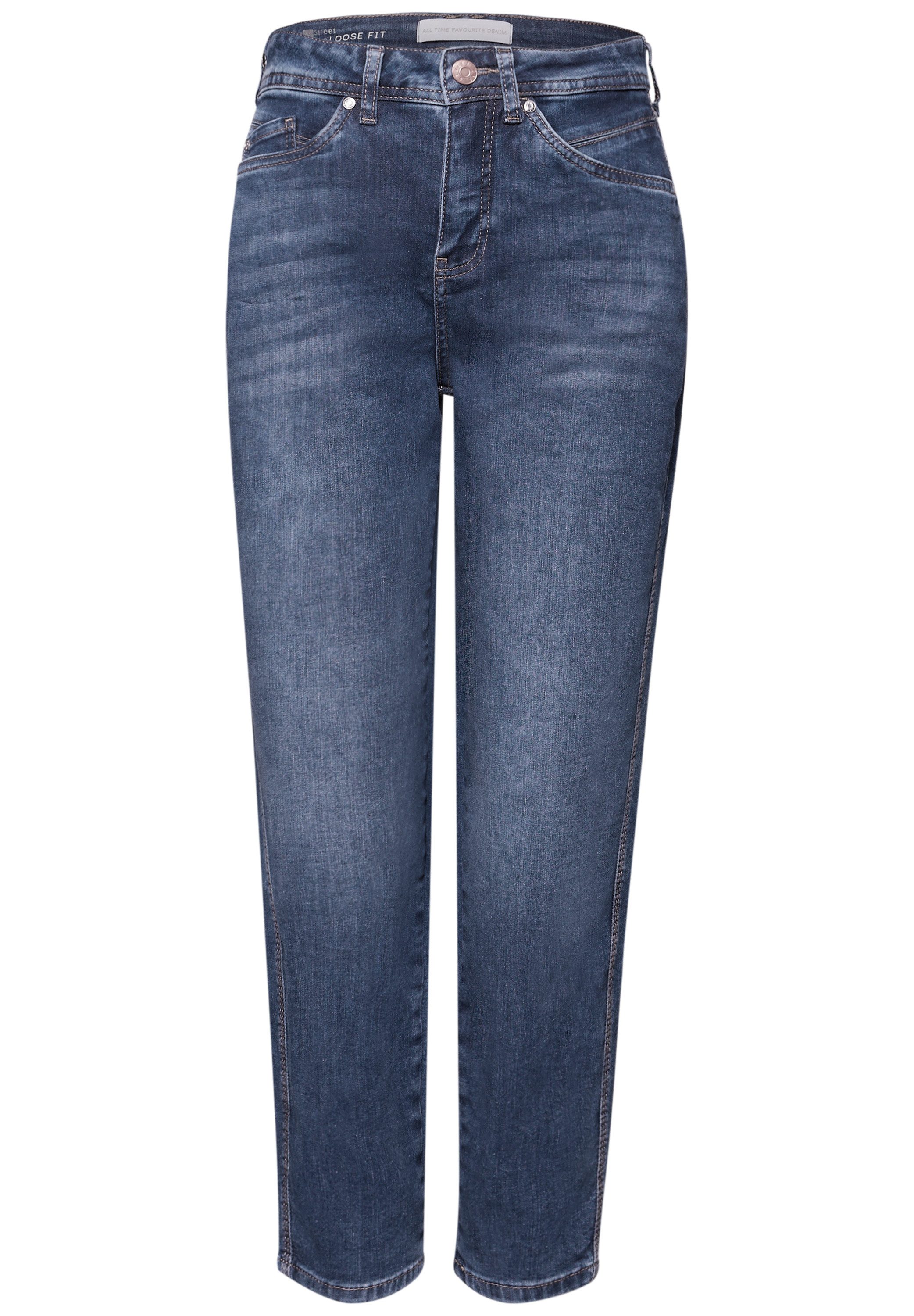 STREET ONE 5-Pocket-Jeans Barrel Leg Jeans günstig online kaufen