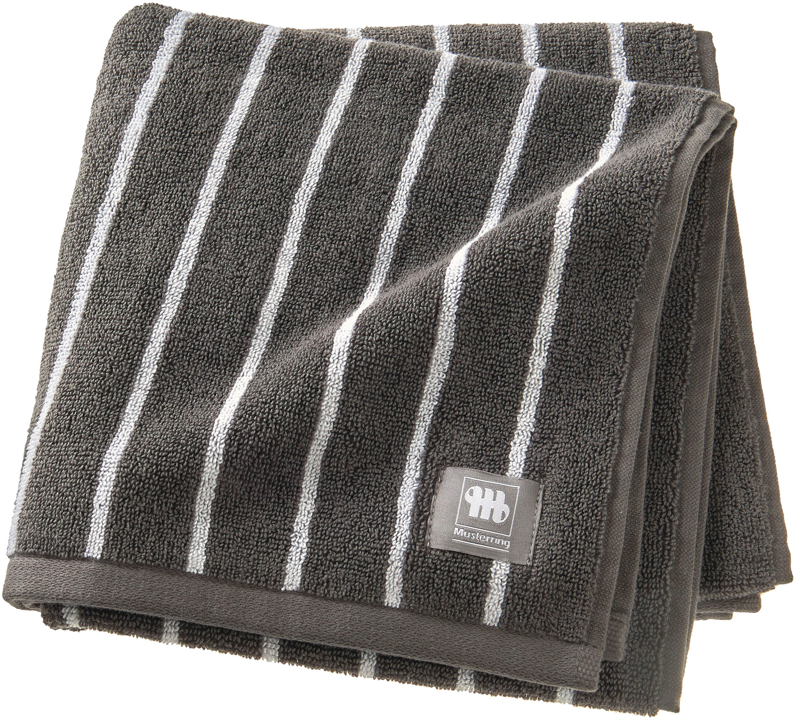 Musterring Handtuch Needlestripe, Jacquard (1-St), hautschmeichelnd, günstig online kaufen
