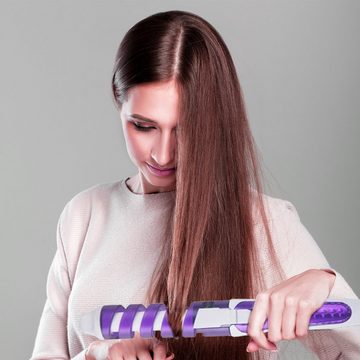 Retoo Lockenstab Lockenstab Keramik Lockenwickler Curling Hair Multifunktionaler, Keramik, Spiralkonstruktion, Schnelles Aufwärmen, Schützt die Haaroberfläche