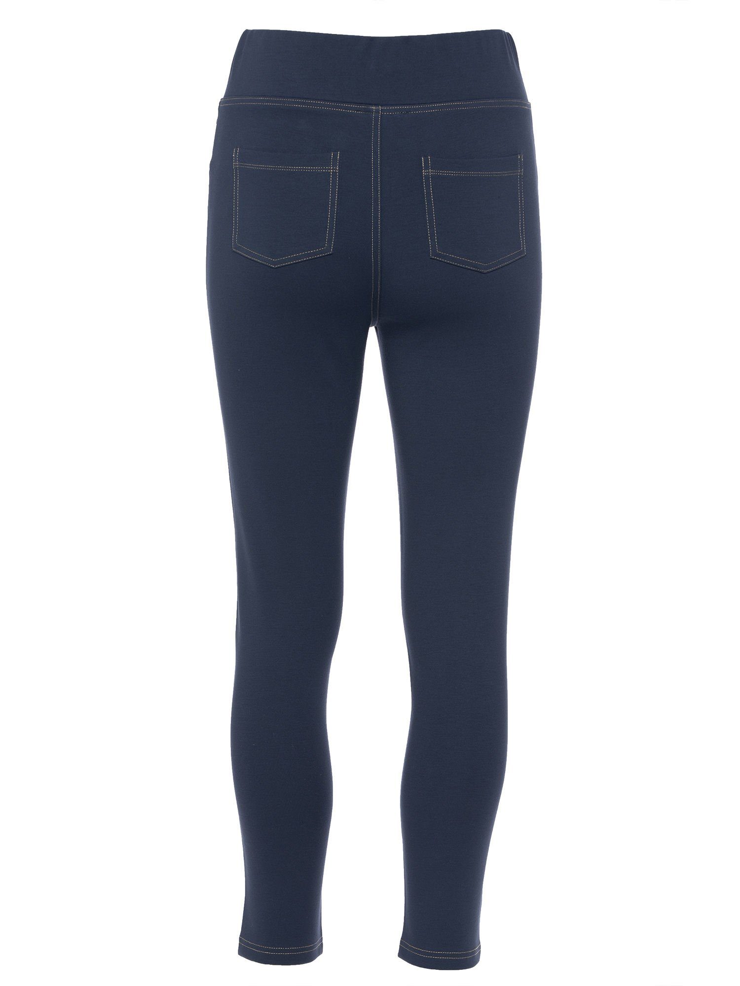 Christian Materne Jeggings Stoffhose koerpernah mit seitlichen Galonstreife günstig online kaufen