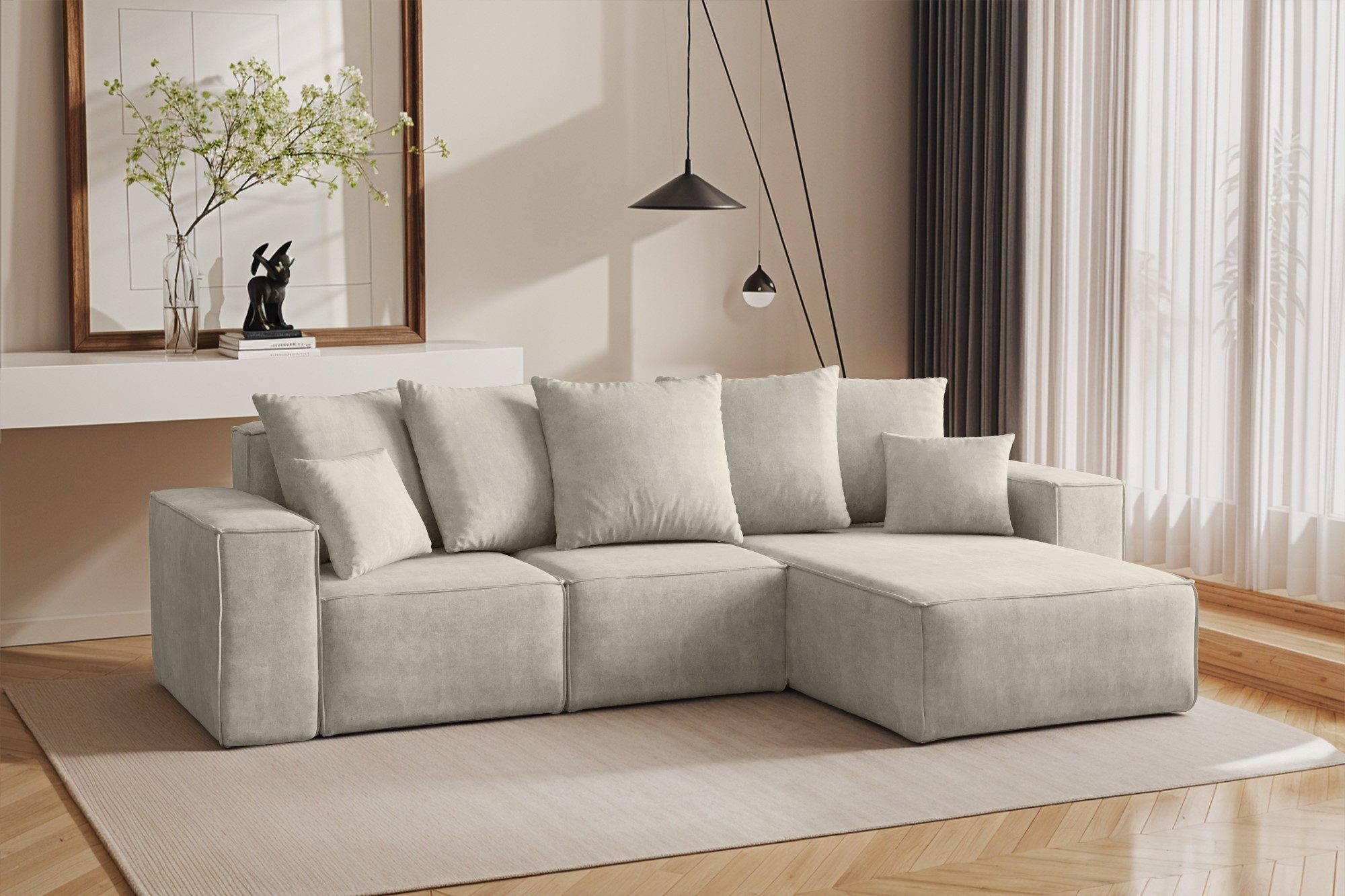 Kaiser Möbel Ecksofa Modernes Ecksofa in L-Form aus der limitierten Kollektion Ella, Ecksofa