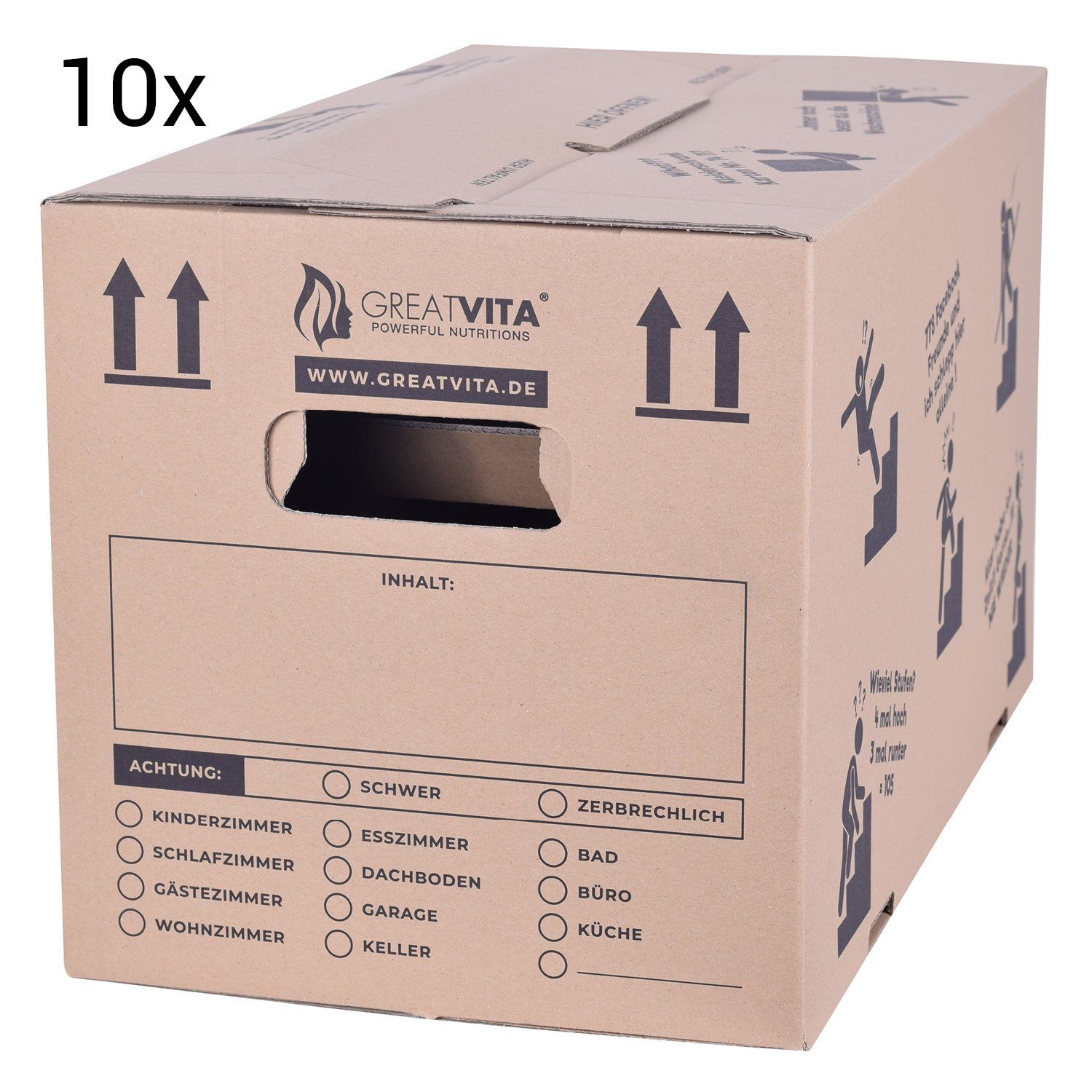 pajoma® Aufbewahrungsbox XXL Umzugskarton (Spar-Set), Profi Aktenkarton 2-w günstig online kaufen
