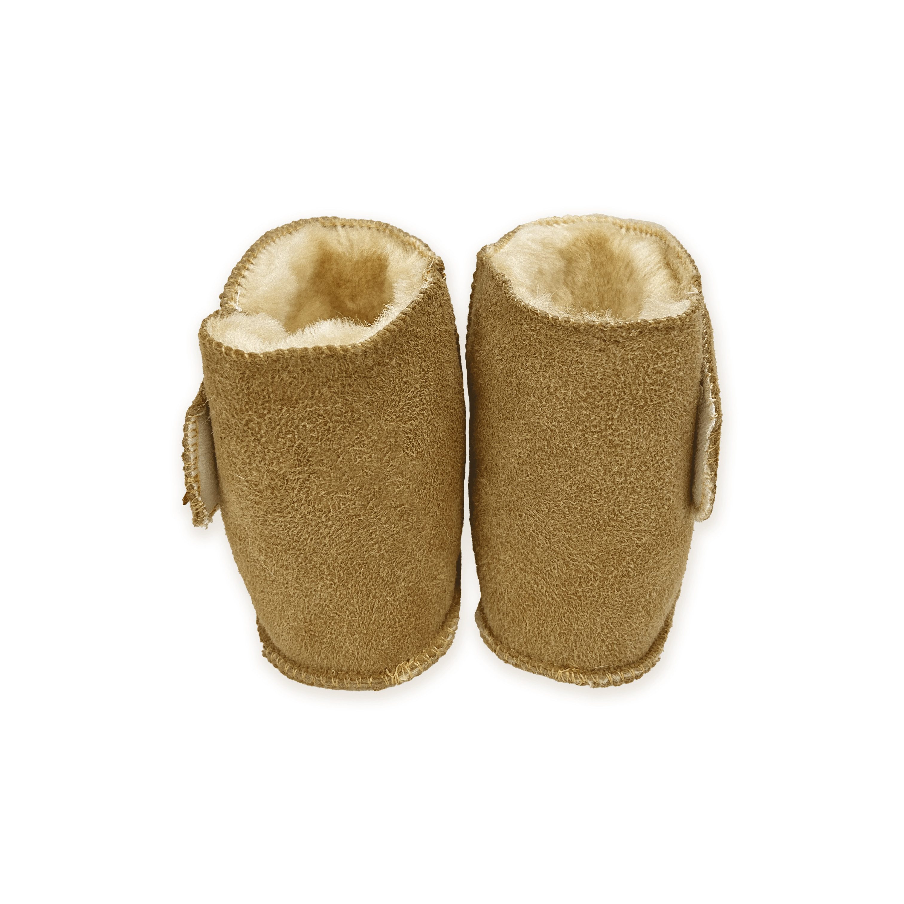 Reissner Lammfelle Babyschuhe Lammfell Modell LYON 1-Klett Babystiefel – Bild 5 von 5